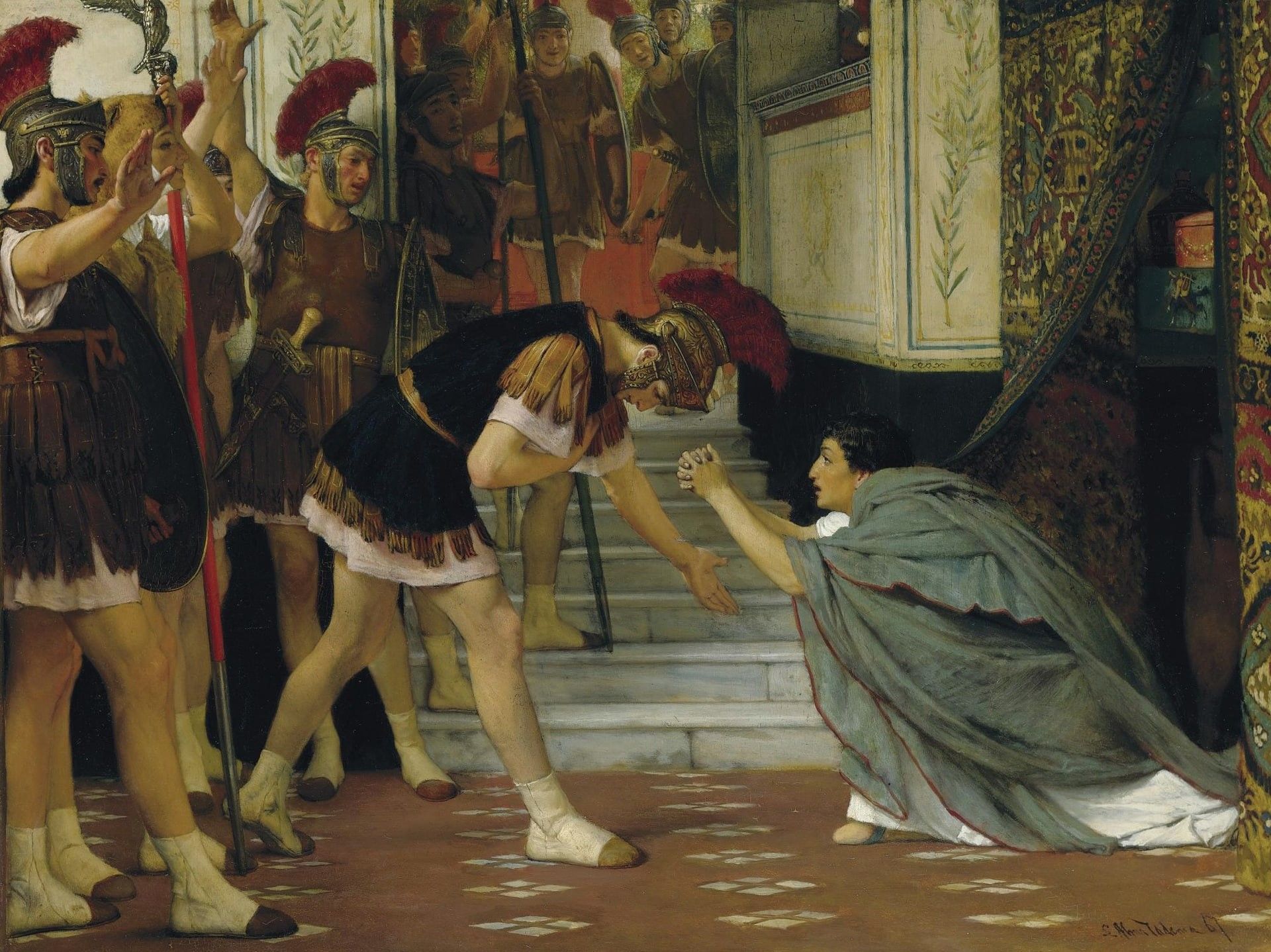 1920x1438 Picture, Lawrence Alma Tadema, History, 1080P, The Proclaiming Claudius Emperor, Genre HD Wallpaper