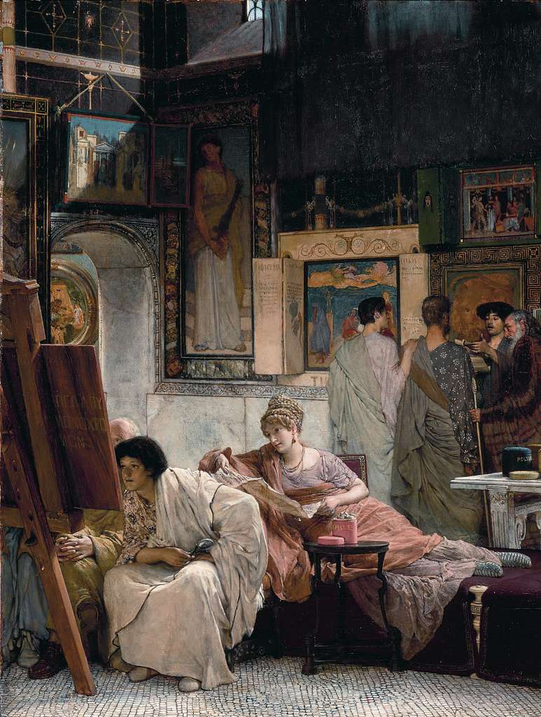 773x1024 Ancient roman historical paintings by l alma tadema Image: PICRYL Domain Media Search Engine Public Domain Search