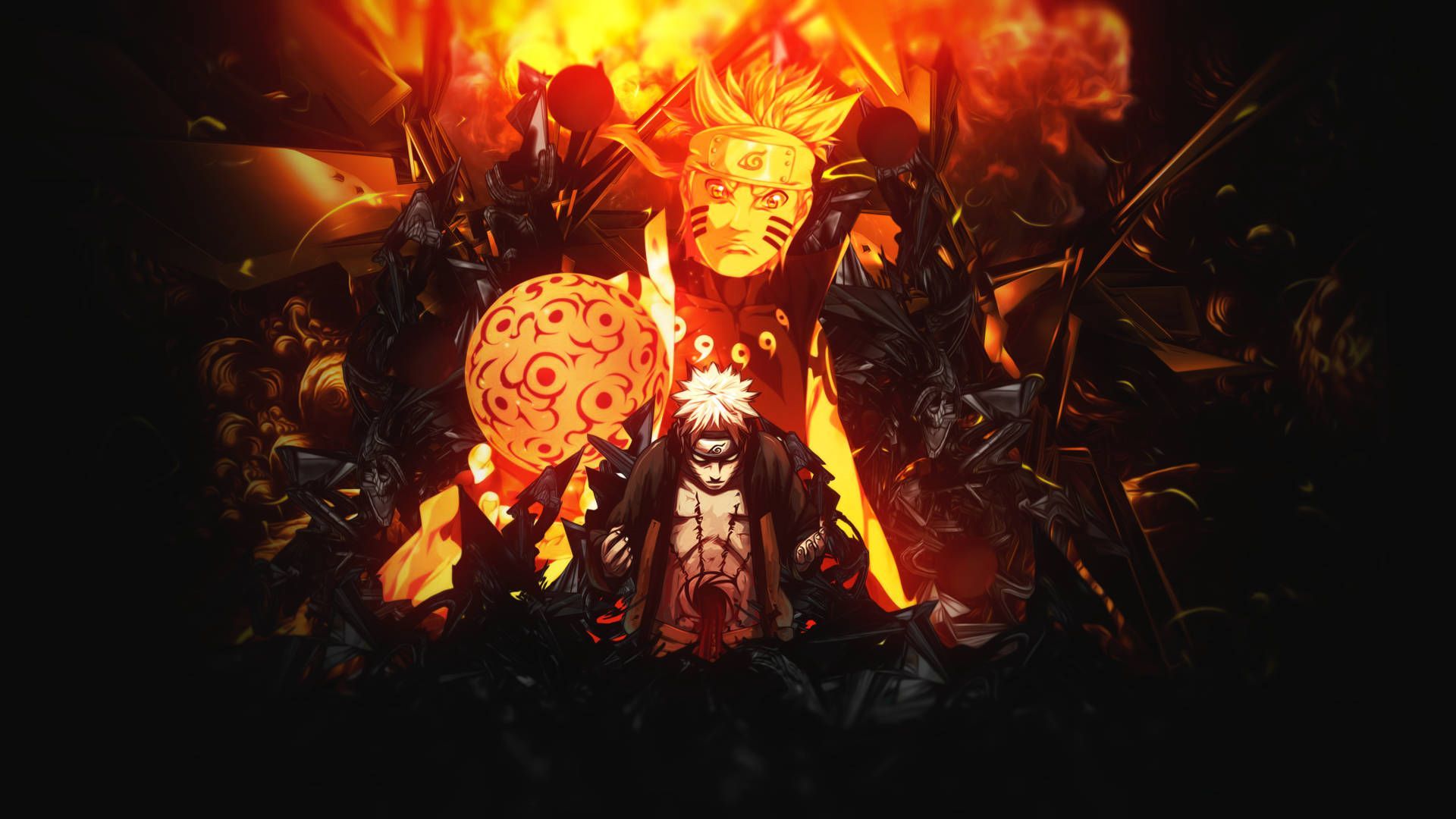 1920x1080 Download Naruto Uzumaki Opened Eight Trigrams Seal Wallpaper