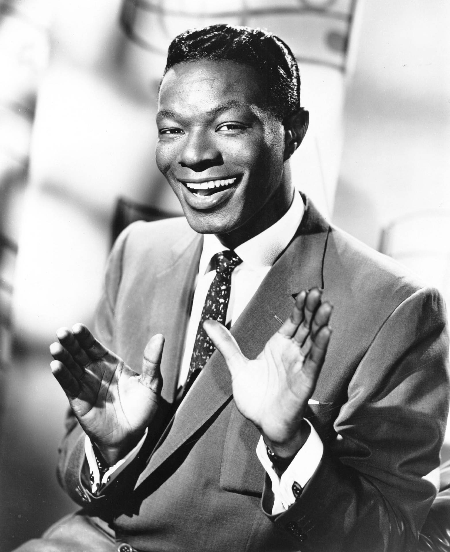 1565x1920 Download Jolly Nat King Cole Portrait Wallpaper