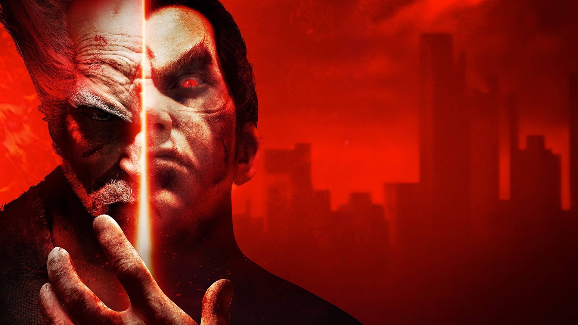 1920x1080 Download Kazuya And Heihachi Mishima Tekken Cover Wallpaper