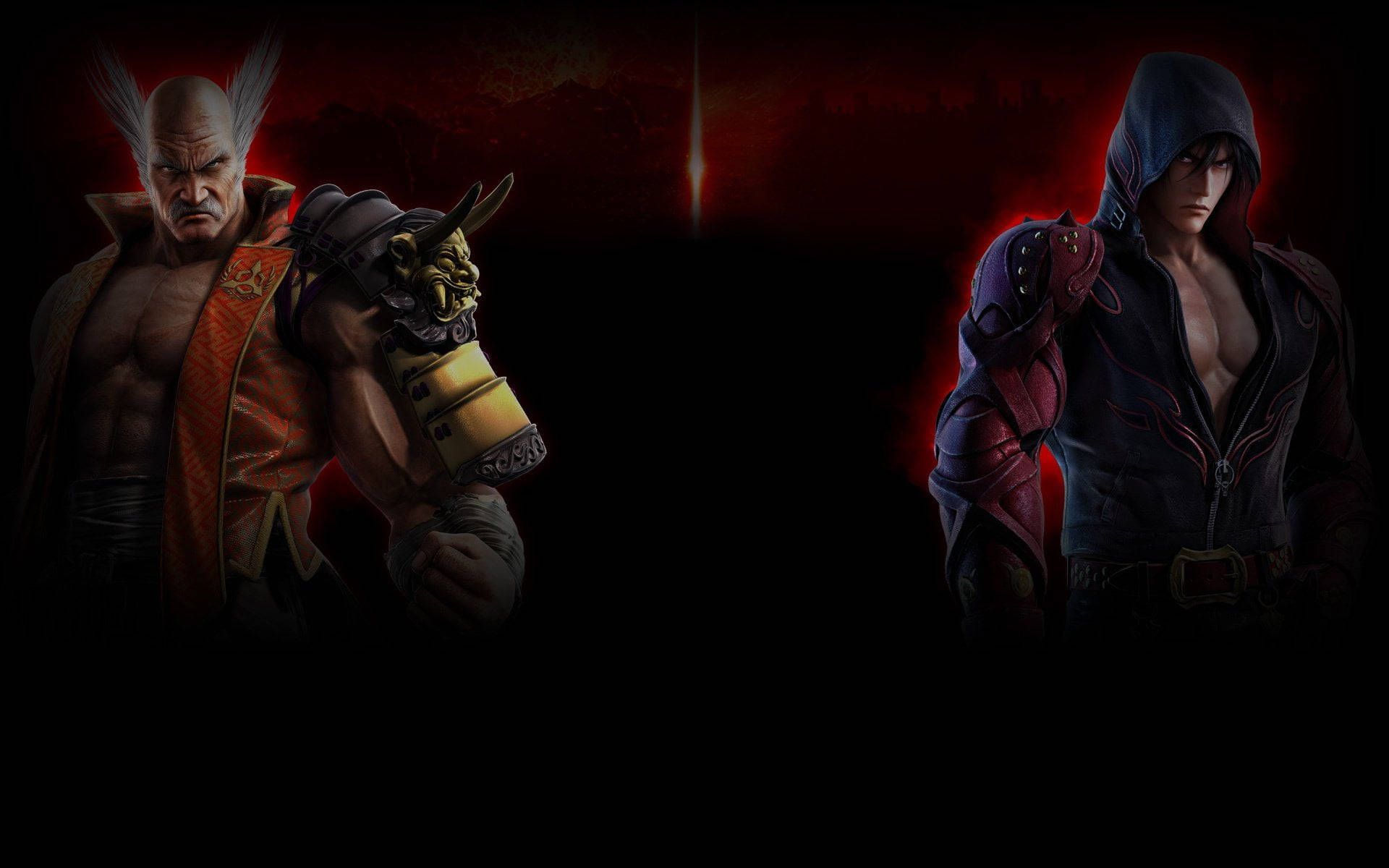 1920x1200 Download Jin Kazama And Heihachi Mishima Wallpaper