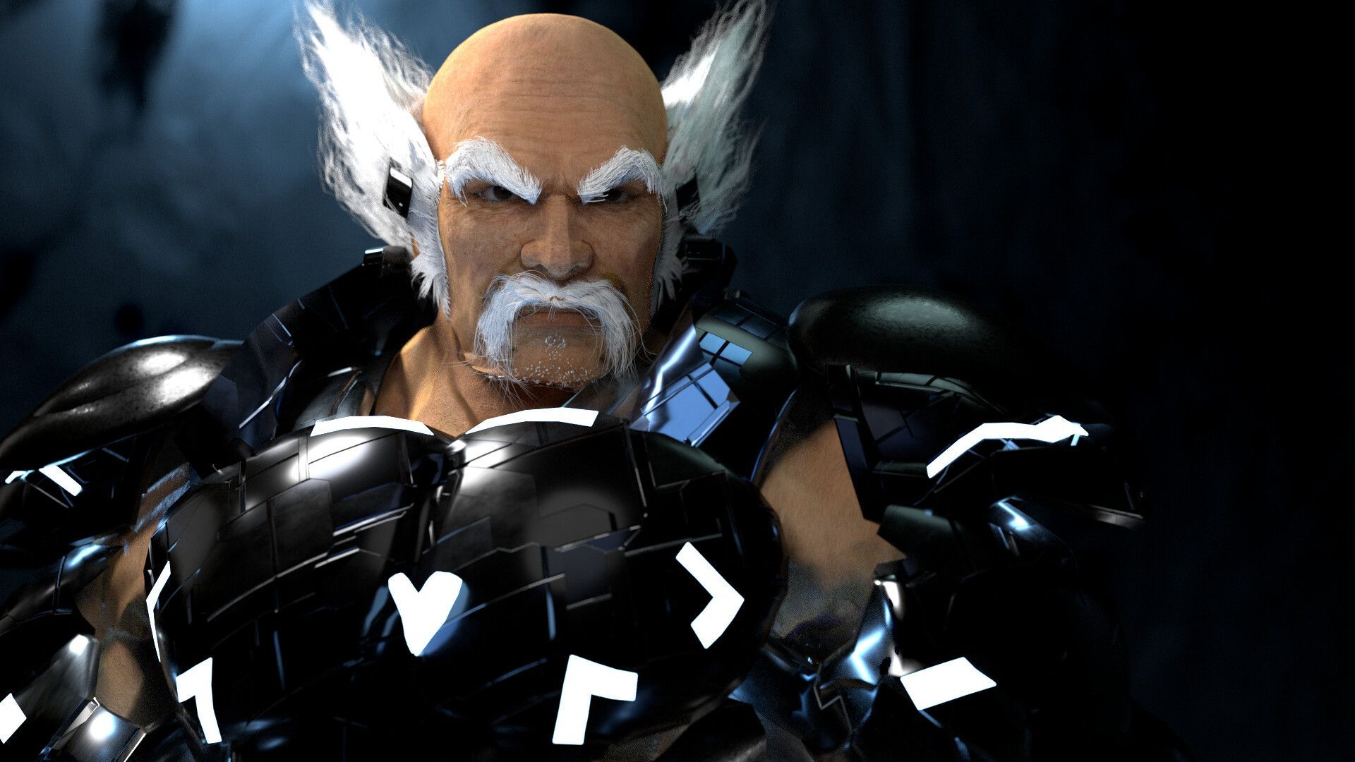 1920x1080 Heihachi Mishima Photorealistic Fan Art