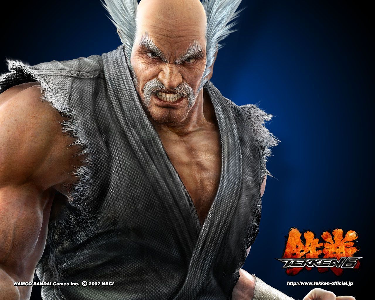 1280x1024 Heihachi Mishima vs Geese Howard