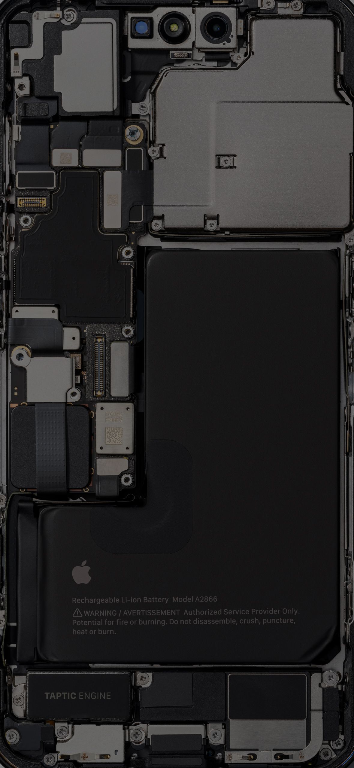 1179x2556 iPhone 14 Teardown Wallpaper