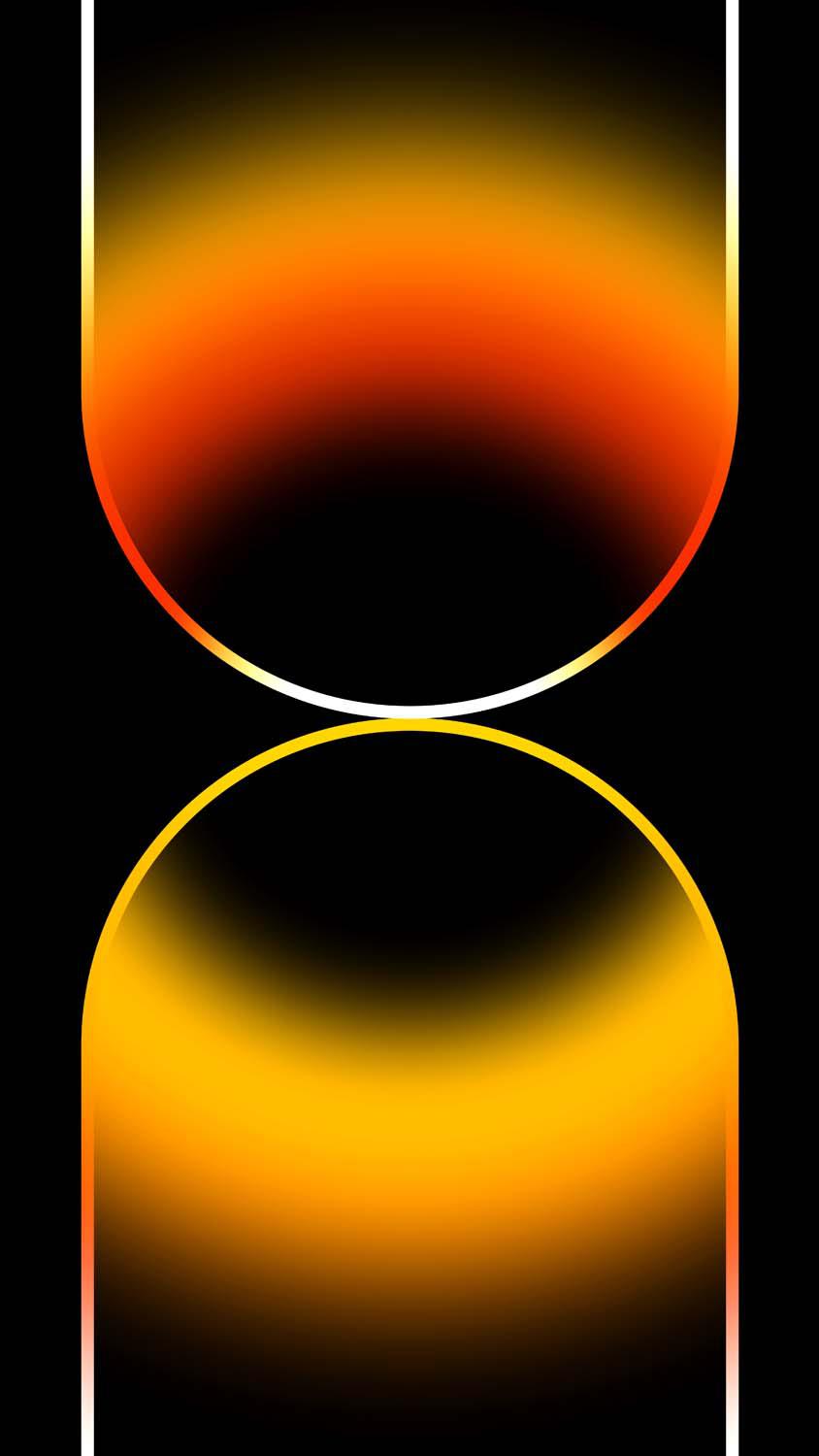 844x1500 iPhone 14 Pro Wallpaper Gold Black