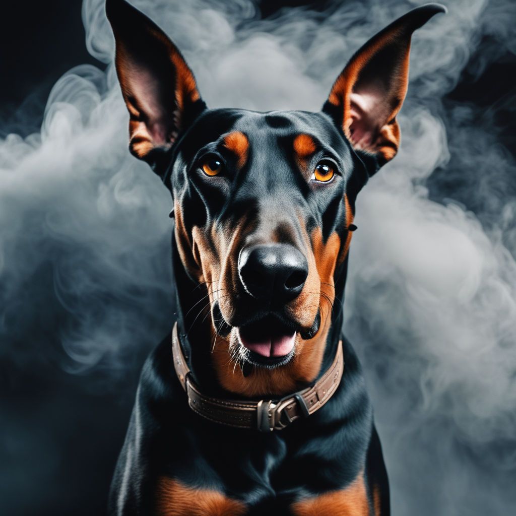 1024x1024 Portrait of doberman