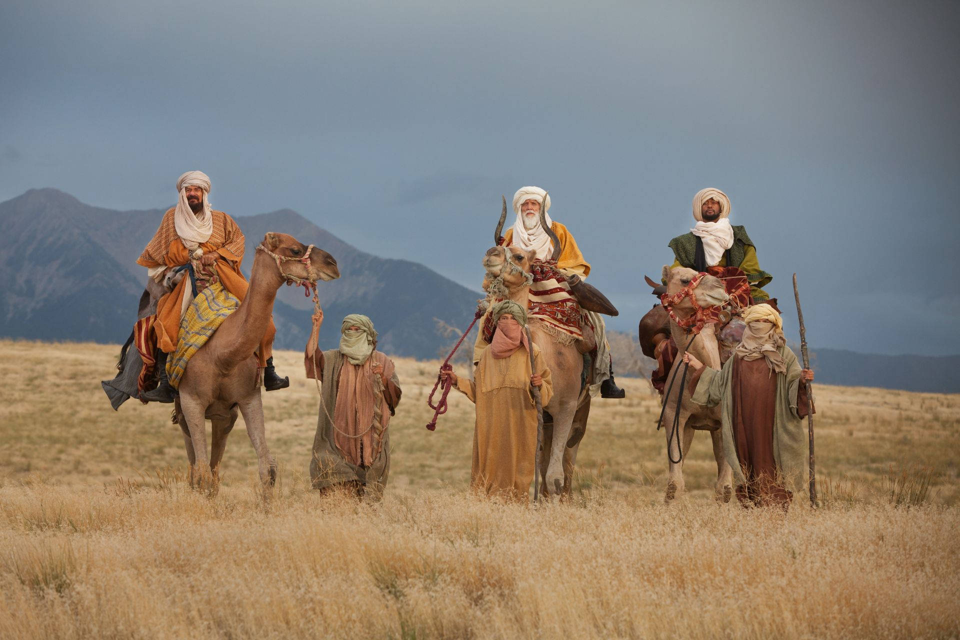1920x1280 Download Wise Men With Three Camels Wallpaper