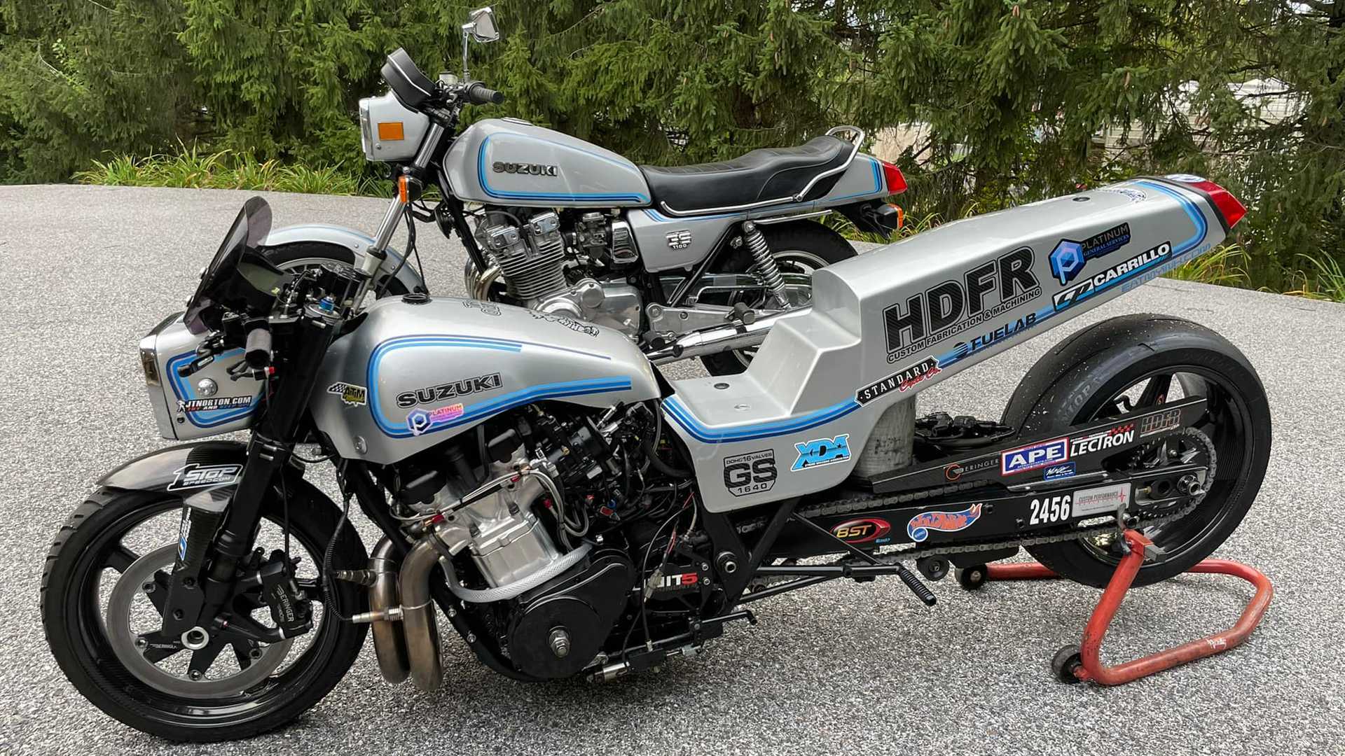 1920x1080 This Insanely Fast Nitrous Suzuki GS Drag Bike Is A Labor Of Love