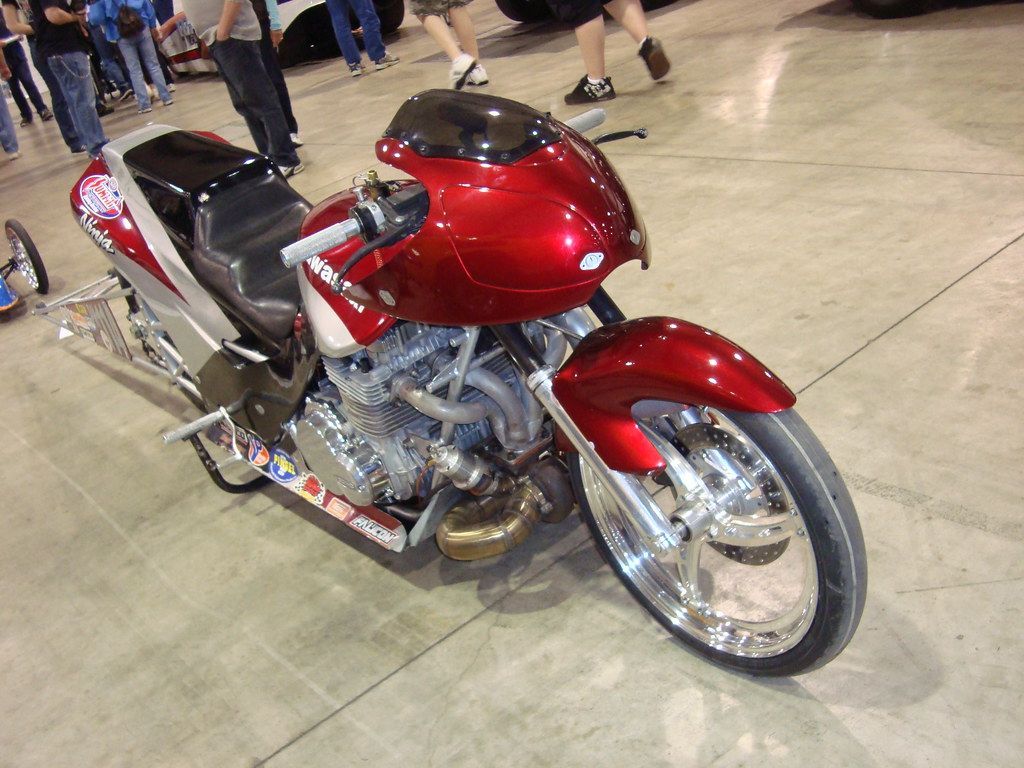 1024x768 Kawasaki Ninja “Drag Bike”. B.C. Classic & Custom Car Show