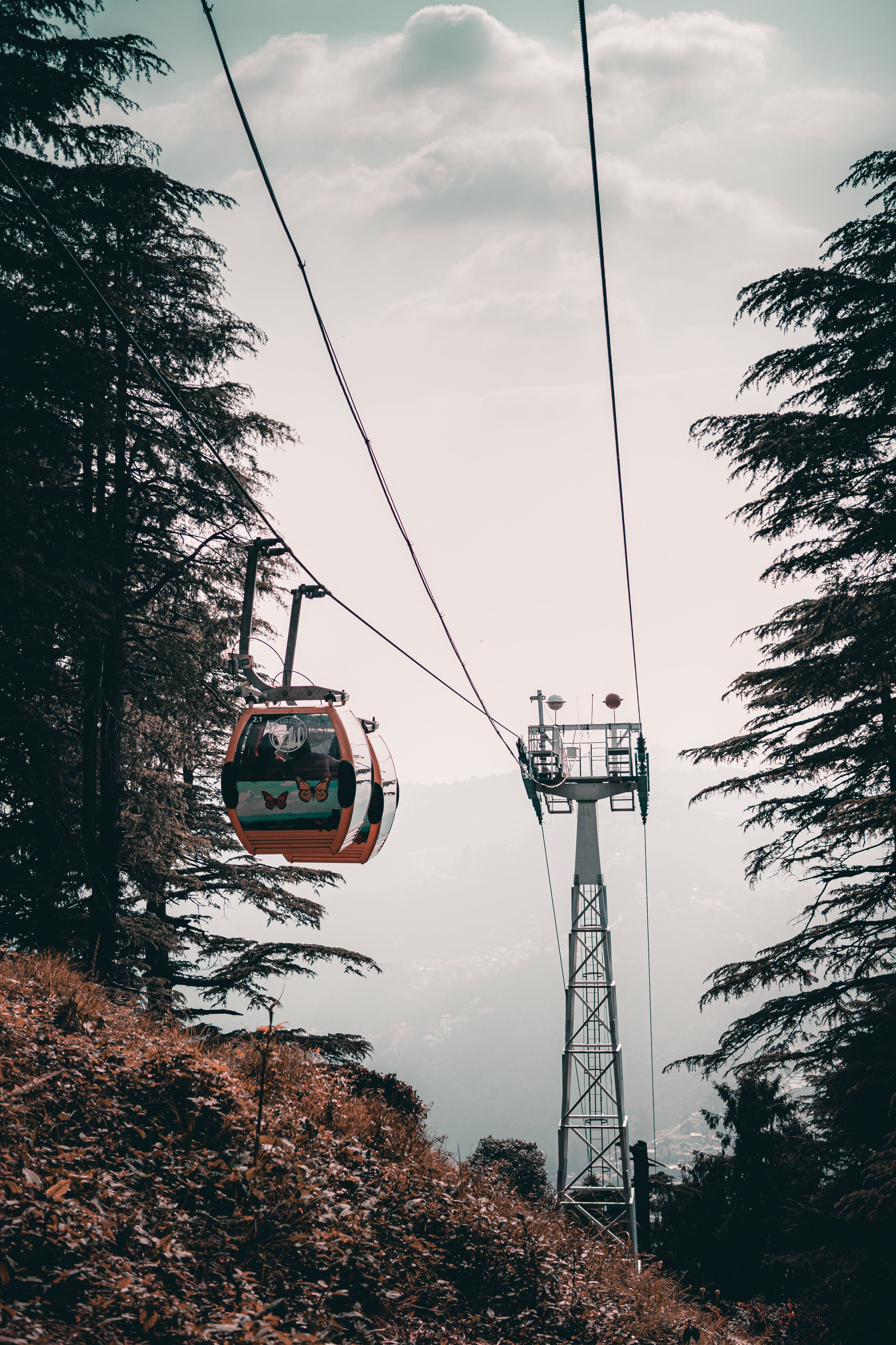 3670x5505 People Riding on Cable Cars · Free