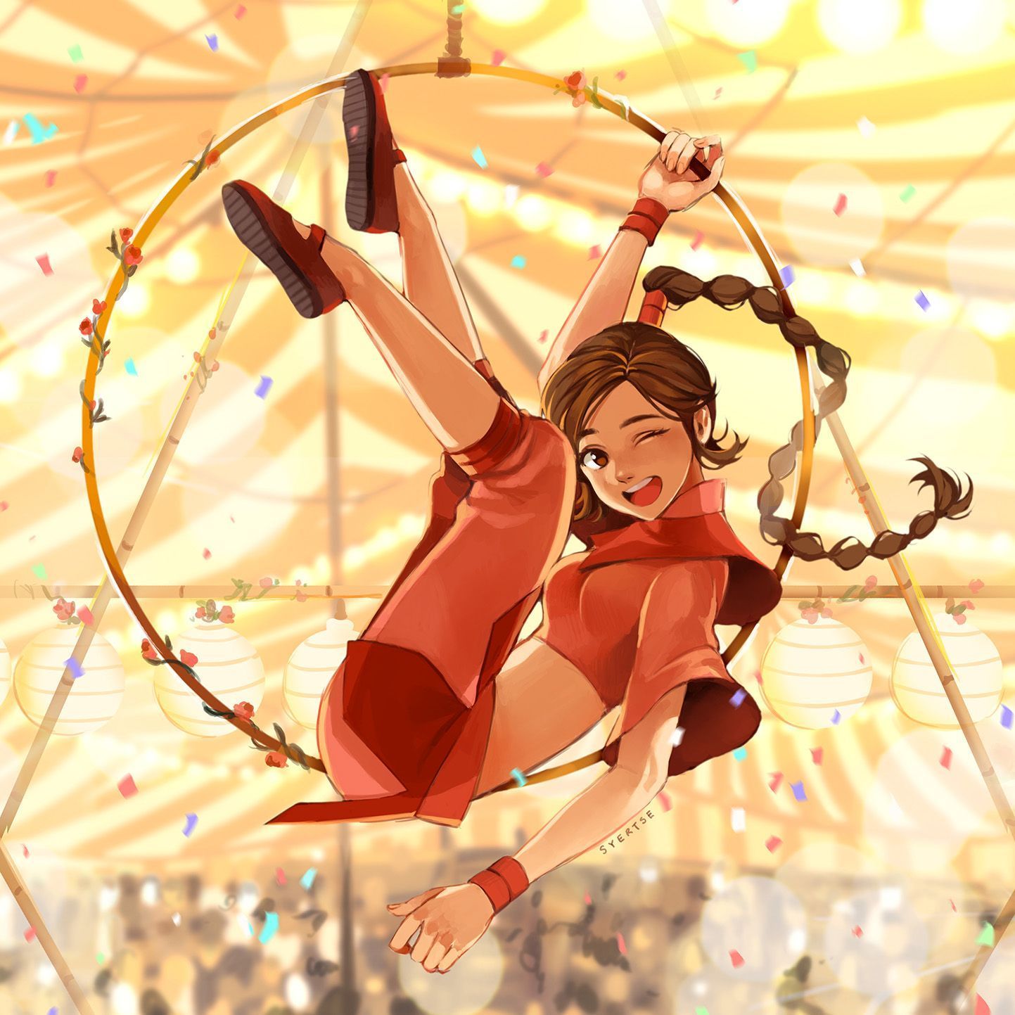 1443x1443 Ty Lee, Fanart Anime Image Board