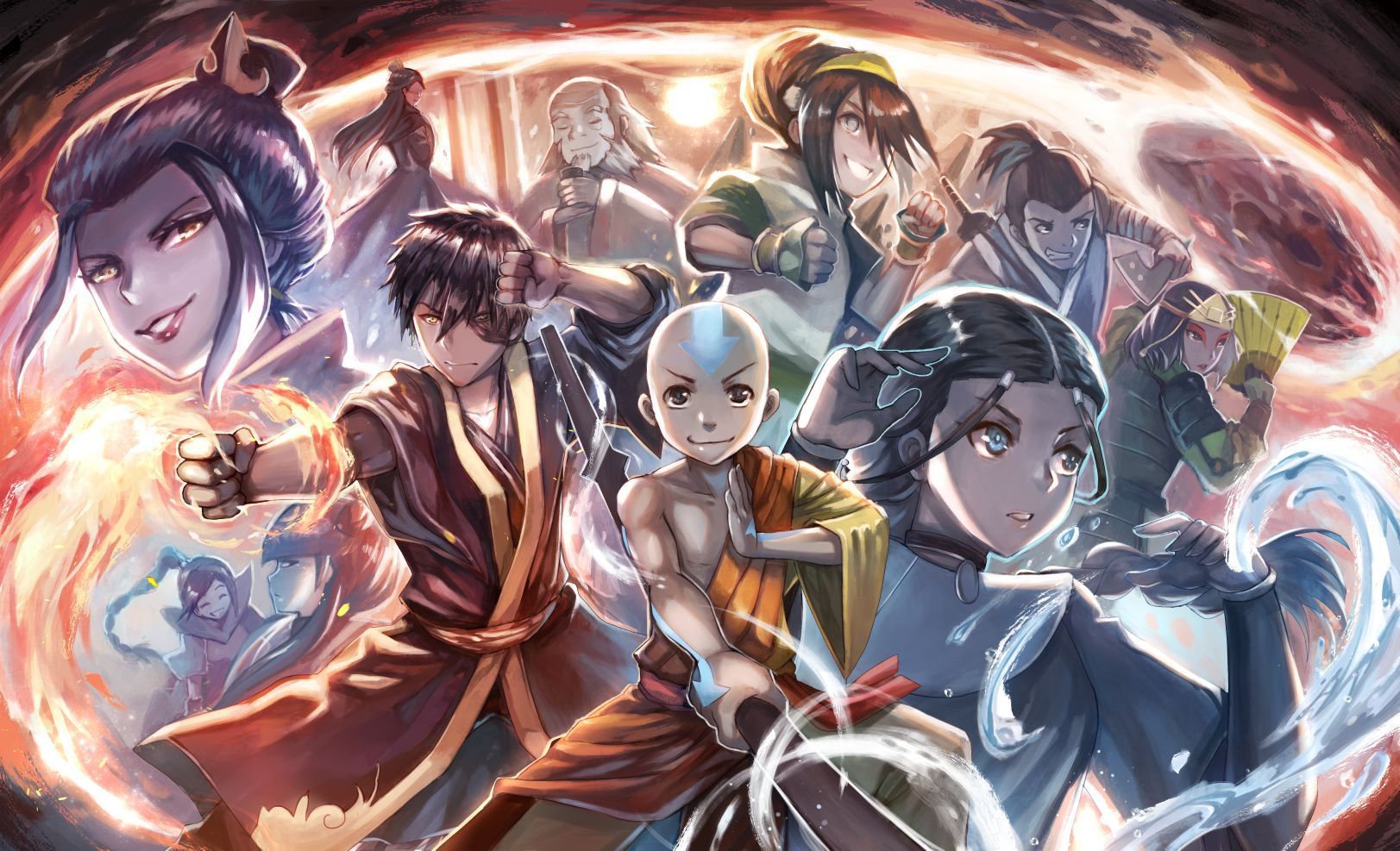 1623x987 Ty Lee, Fanart Anime Image Board