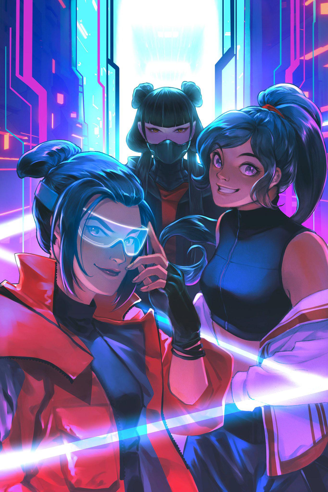 1365x2047 Botanica Azula Ty Lee and Mai neon lights