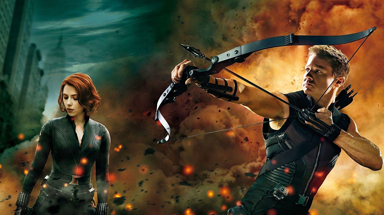 1280x717 Desktop Wallpaper film The Avengers (2012 film) Jeremy Renner
