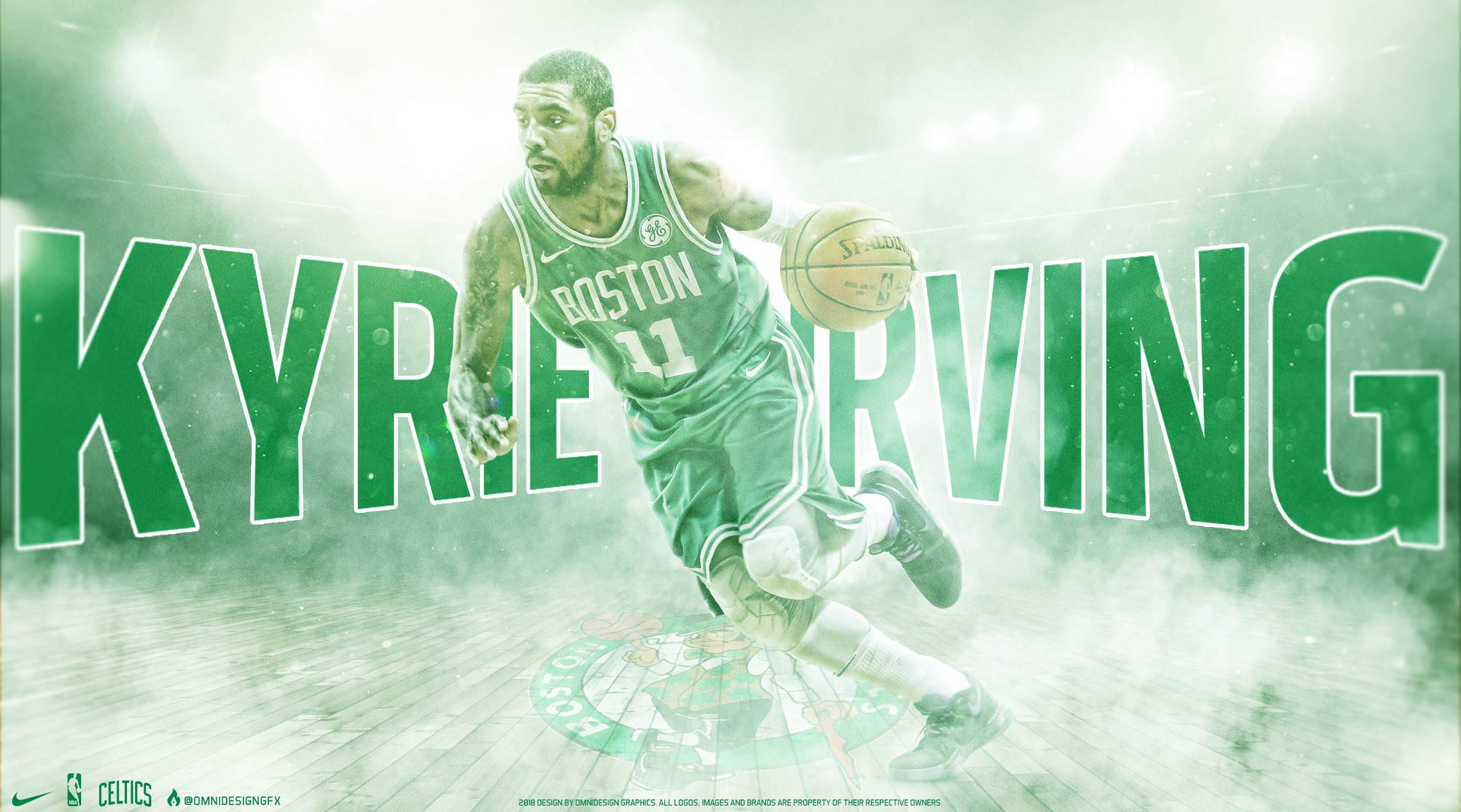 Nike Poster Spoof  Kyrie Irving 11  Boston Celtics  Behance