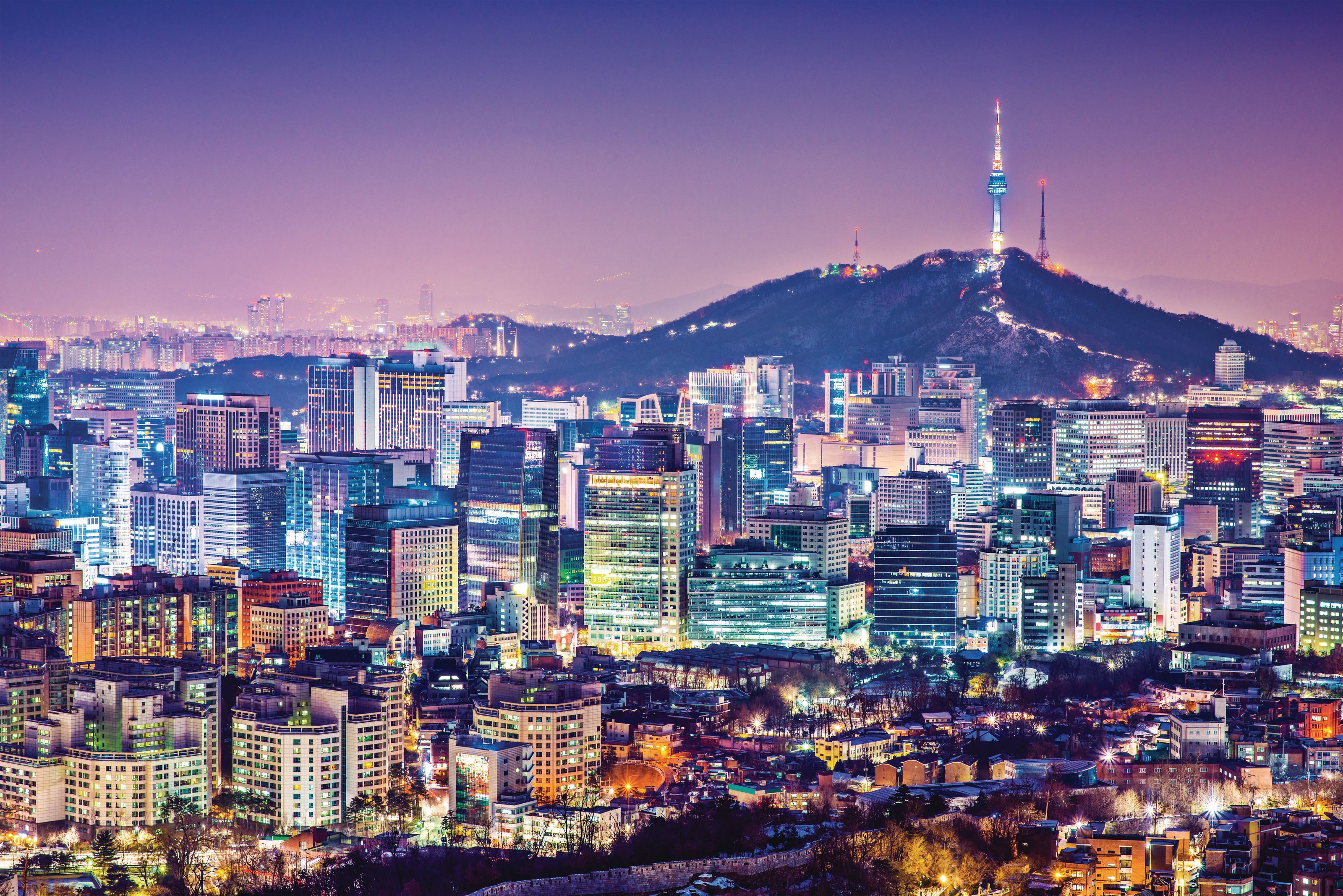 3200x2135 Seoul, South Korea Wall Mural Your Way