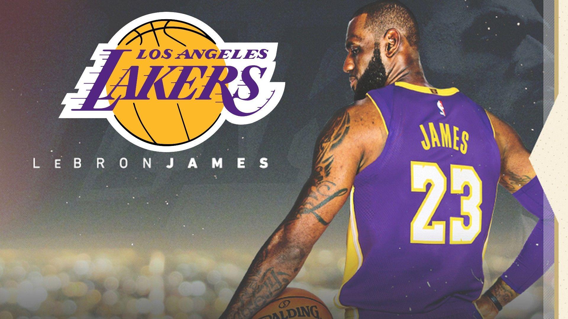 1920x1080 Hình nền HD LeBron James Lakers.  Hình nền bóng rổ 2019