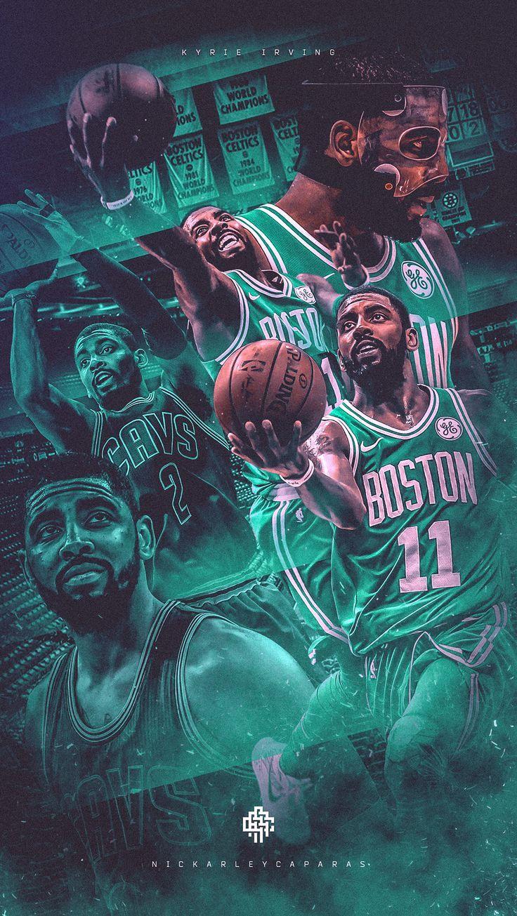 736x1305 NBA Art. Kyrie Irving (Celtics Cavaliers) Wallpaper