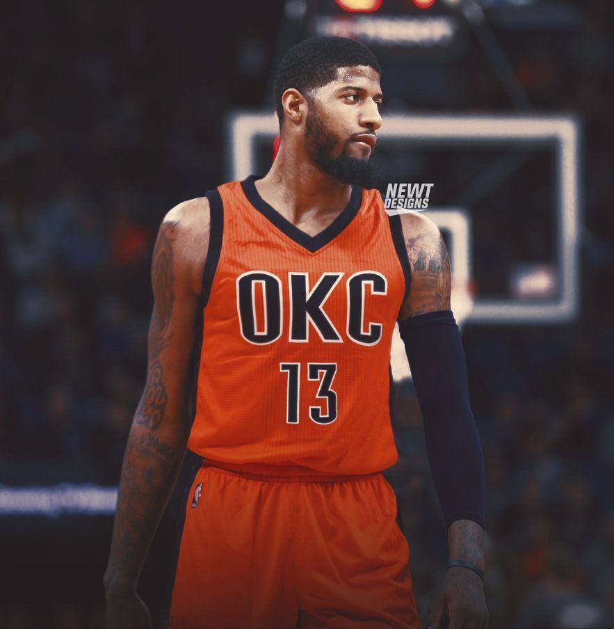 883x904 Paul George Oklahoma City Thunder Wallpaper