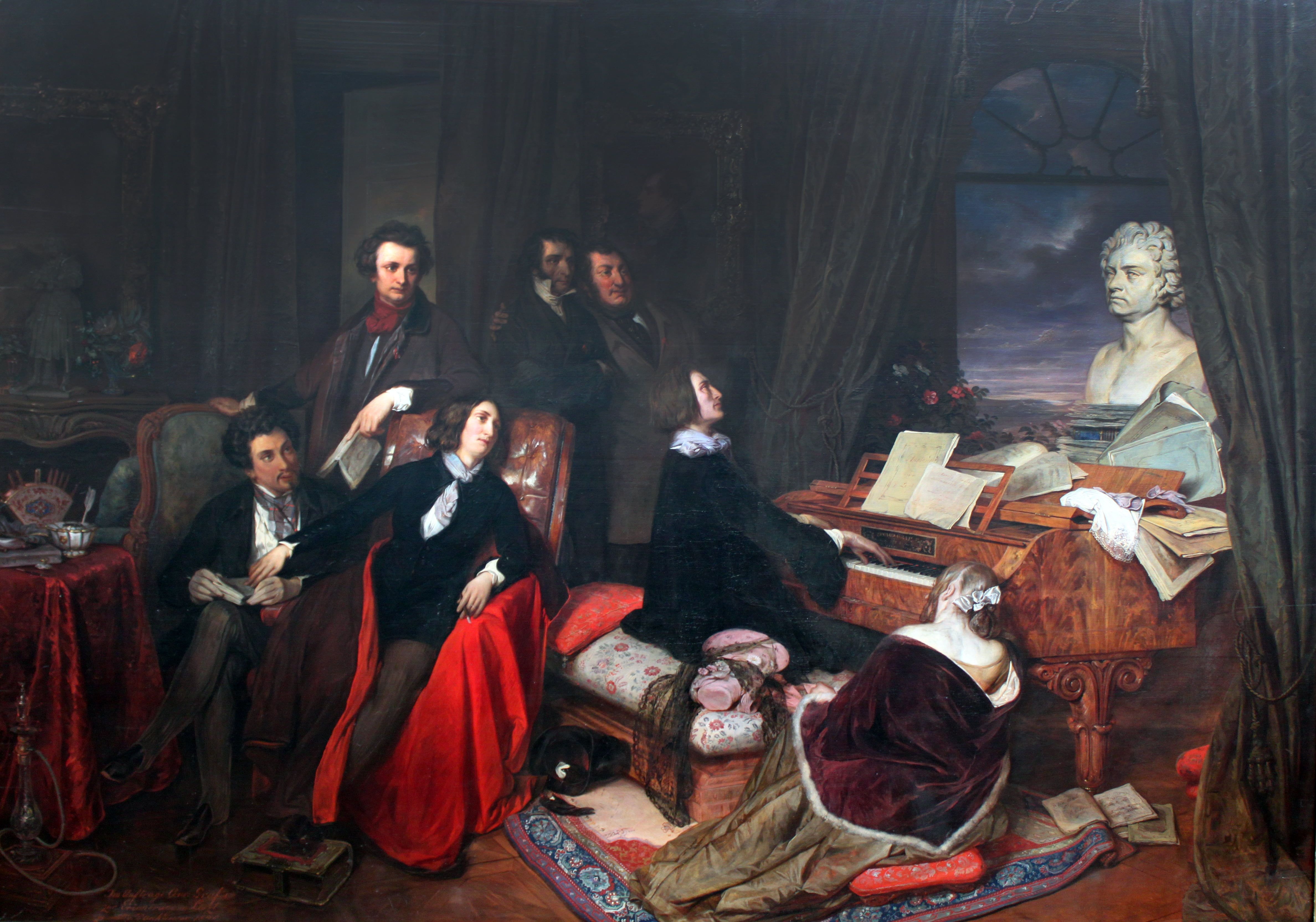 4752x3329 Franz Liszt #piano #painting #artwork classic art K #wallpaper #hdwallpaper #desktop. Liszt, Classic art, Painting