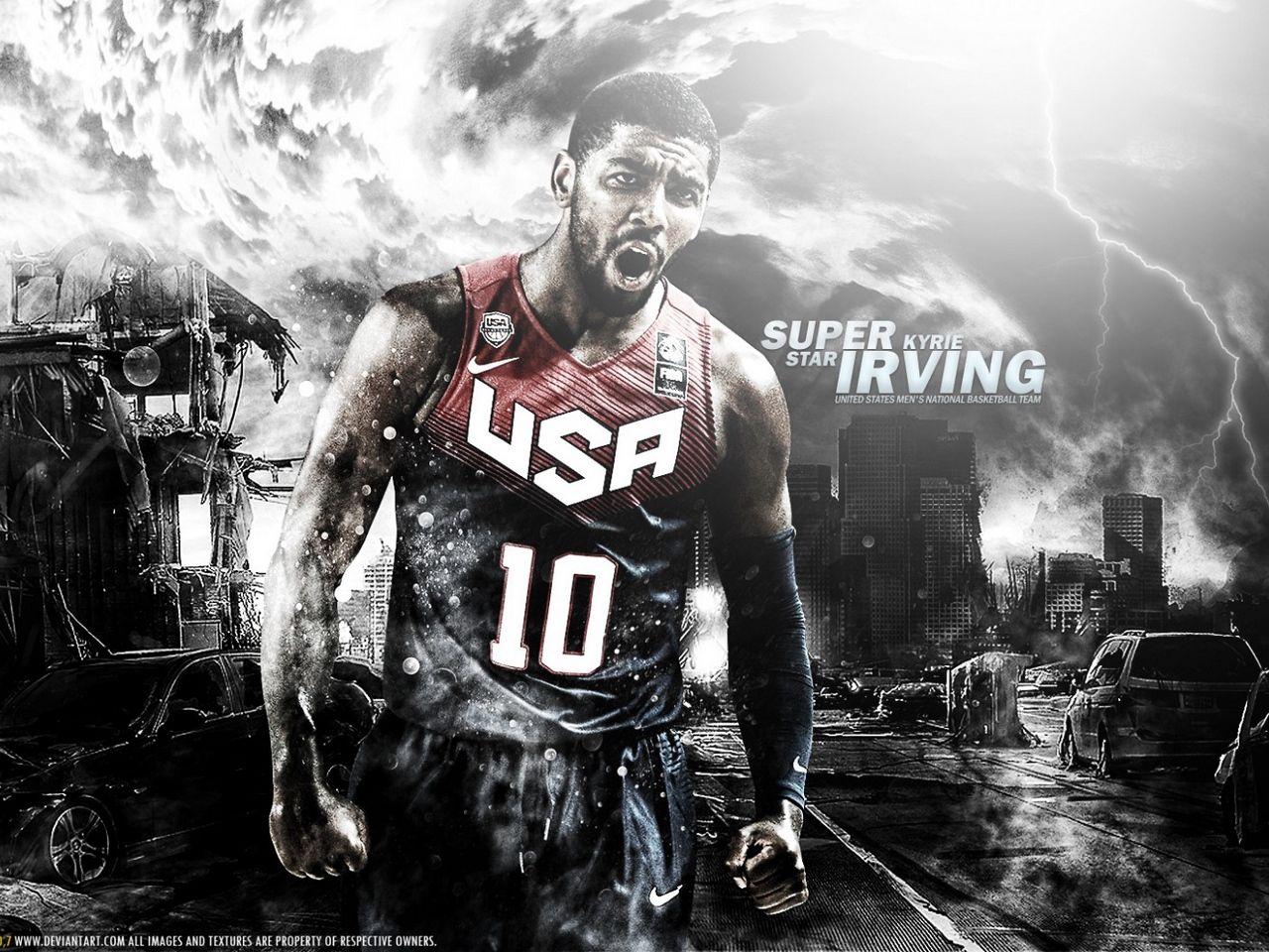 1280x960 Download wallpaper 1280x960 kyrie irving, basketball, nba