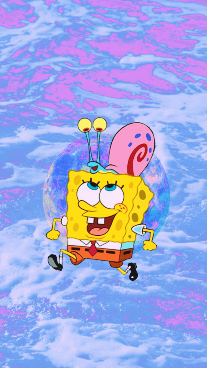 715x1271 Drippy Spongebob Wallpaper