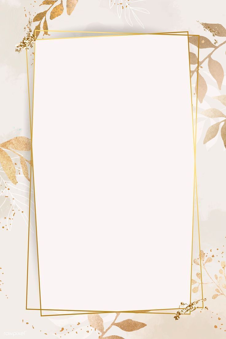 736x1104 Download premium vector of Christmas golden rectangle frame on beige background vector b. Gold wallpaper background, Flower background wallpaper, Beige background