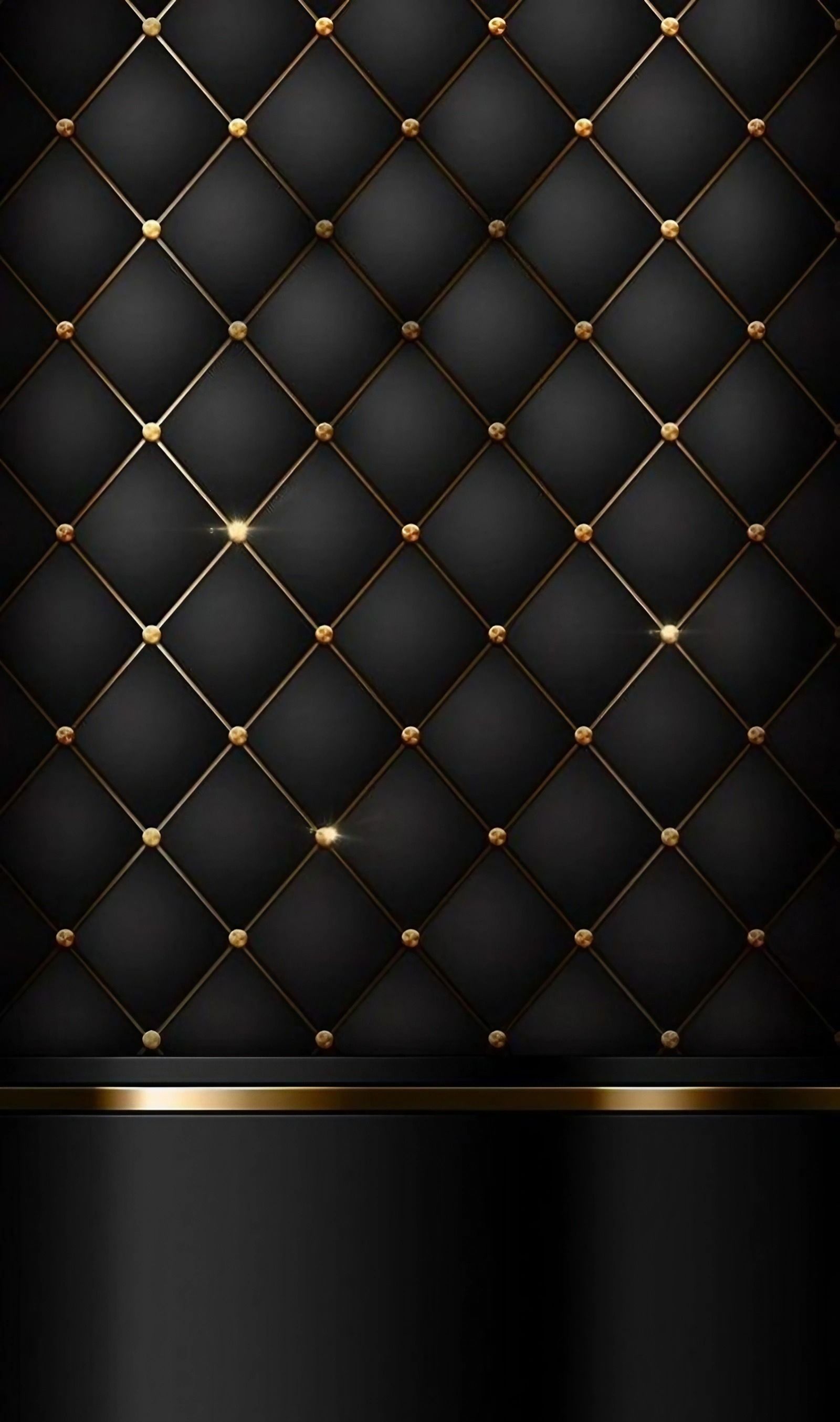 1600x2706 Gold border Wallpaper Download