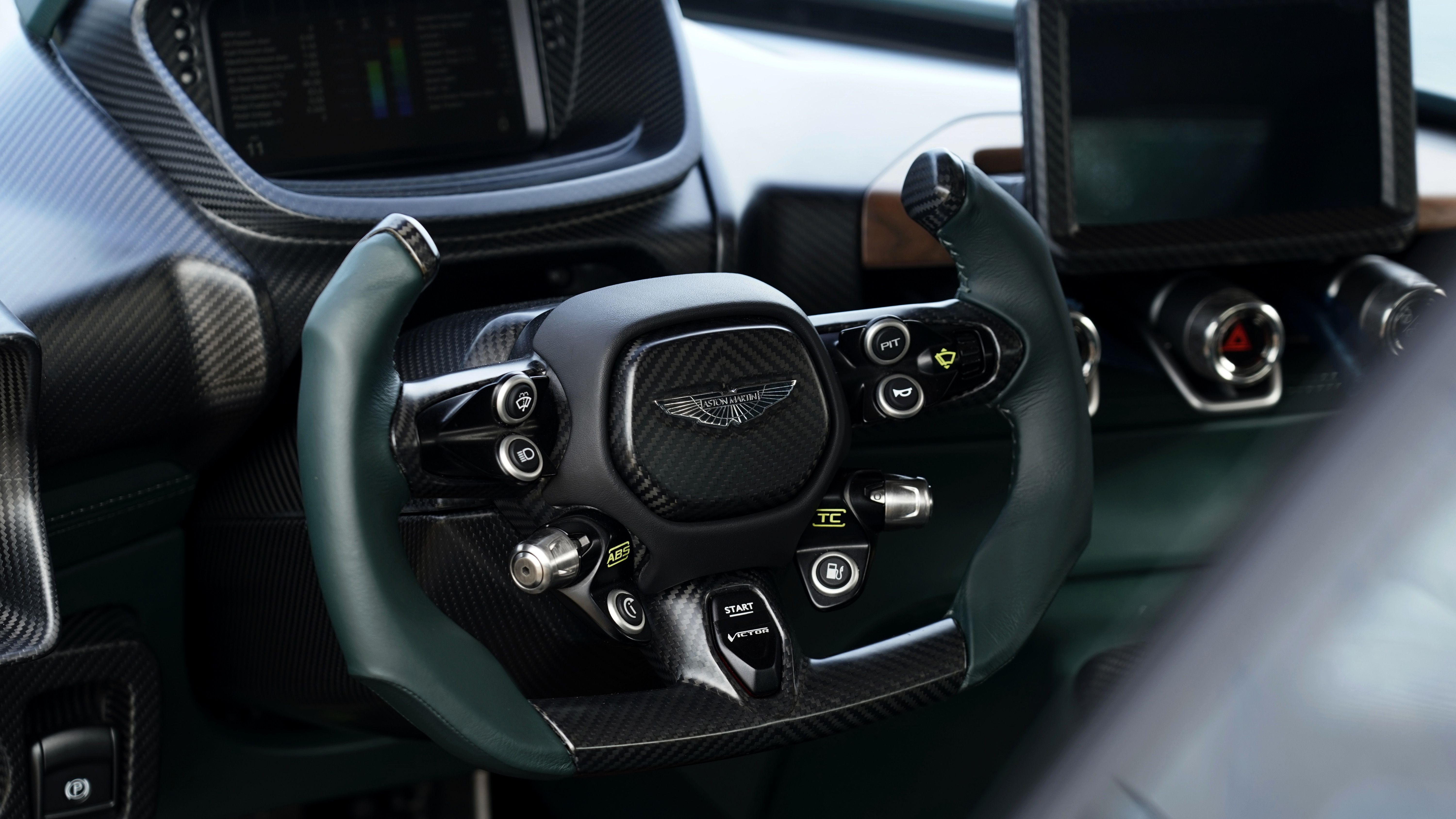 6000x3375 Download wallpaper Aston Martin, coupe, the wheel, V Victor, section aston martin in resolution 6000x3375