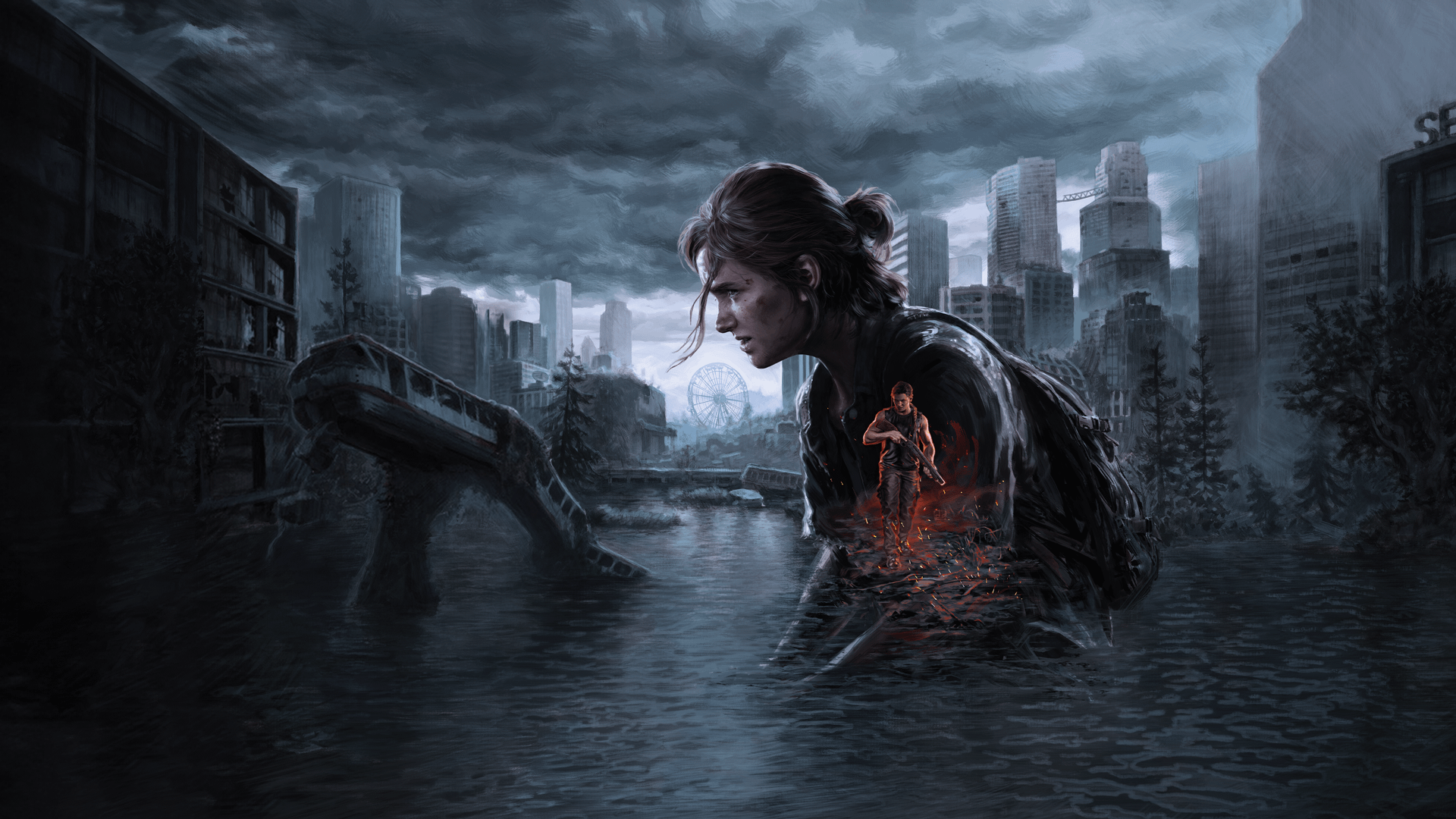 1920x1080 I manually edited the Cover Art for TLOU2 Remastered so the logo is removed and can be used as a wallpaper ! No credits needed