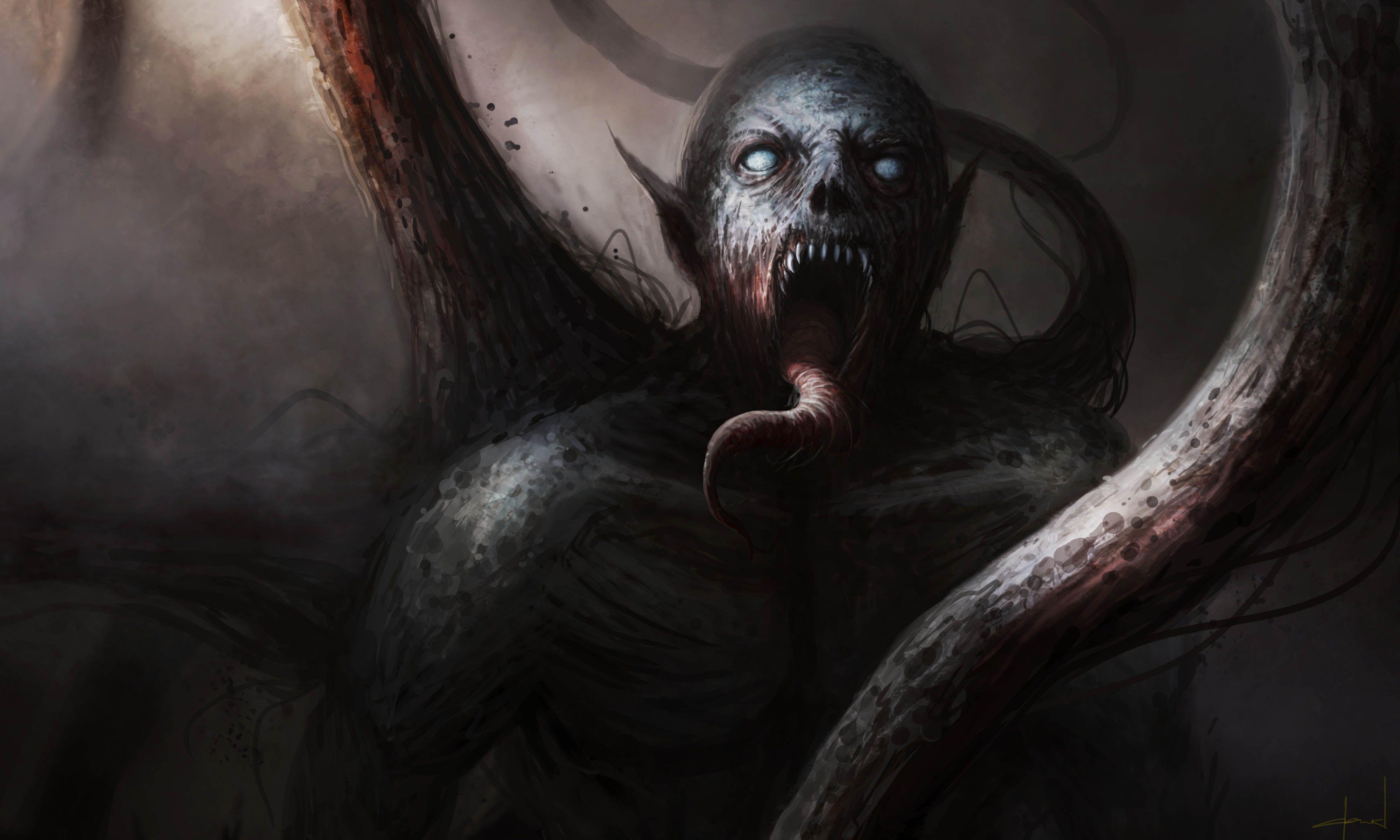 4000x2400 Scary Demon Wallpaper