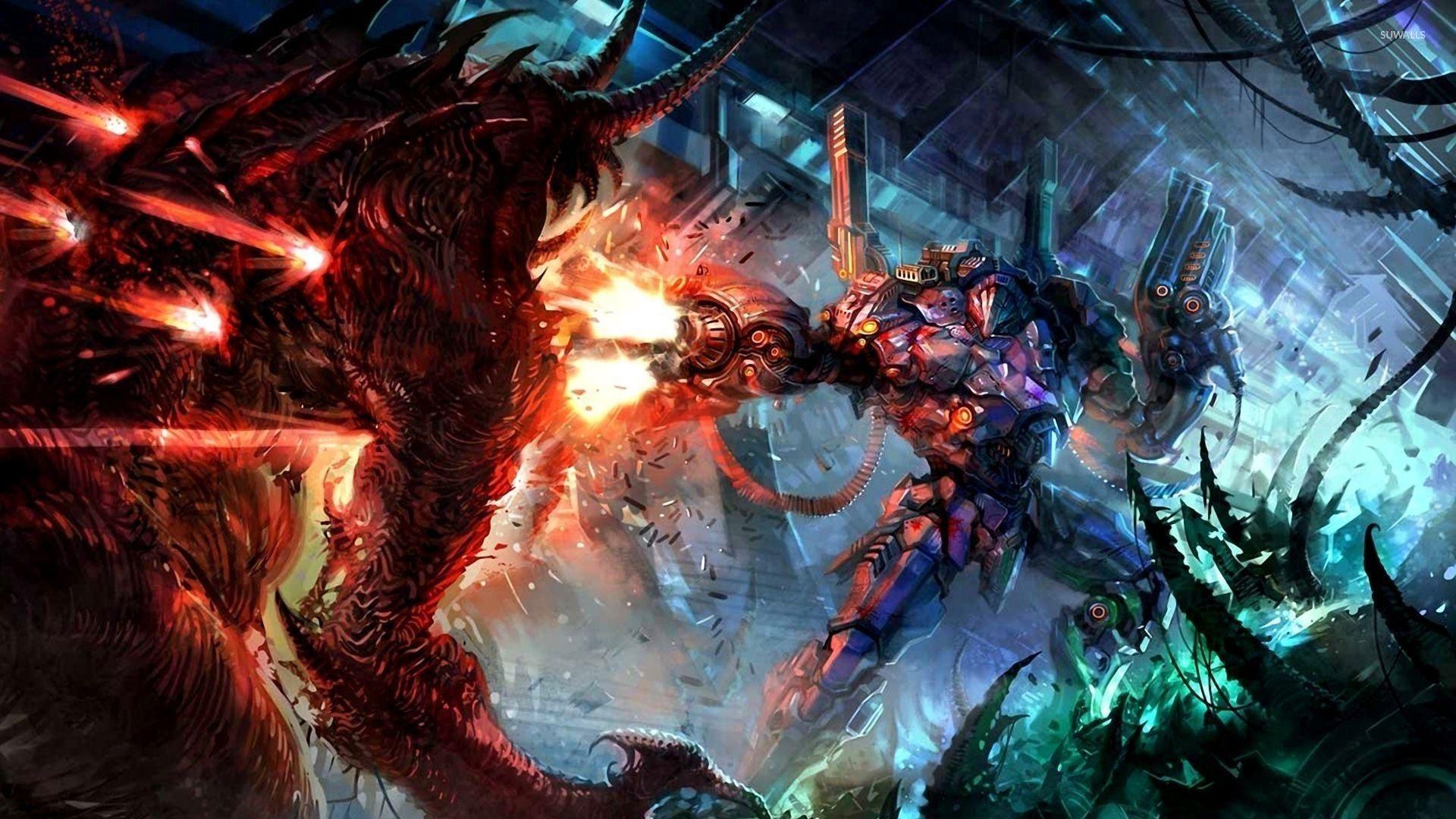 1920x1080 Scary Demon Wallpaper