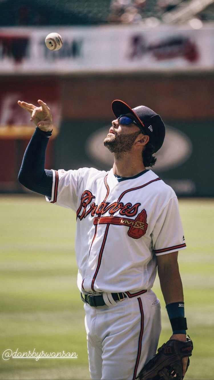 750x1334 Dansby Swanson Wallpaper. Dansby swanson, Swanson, Atlanta braves baseball