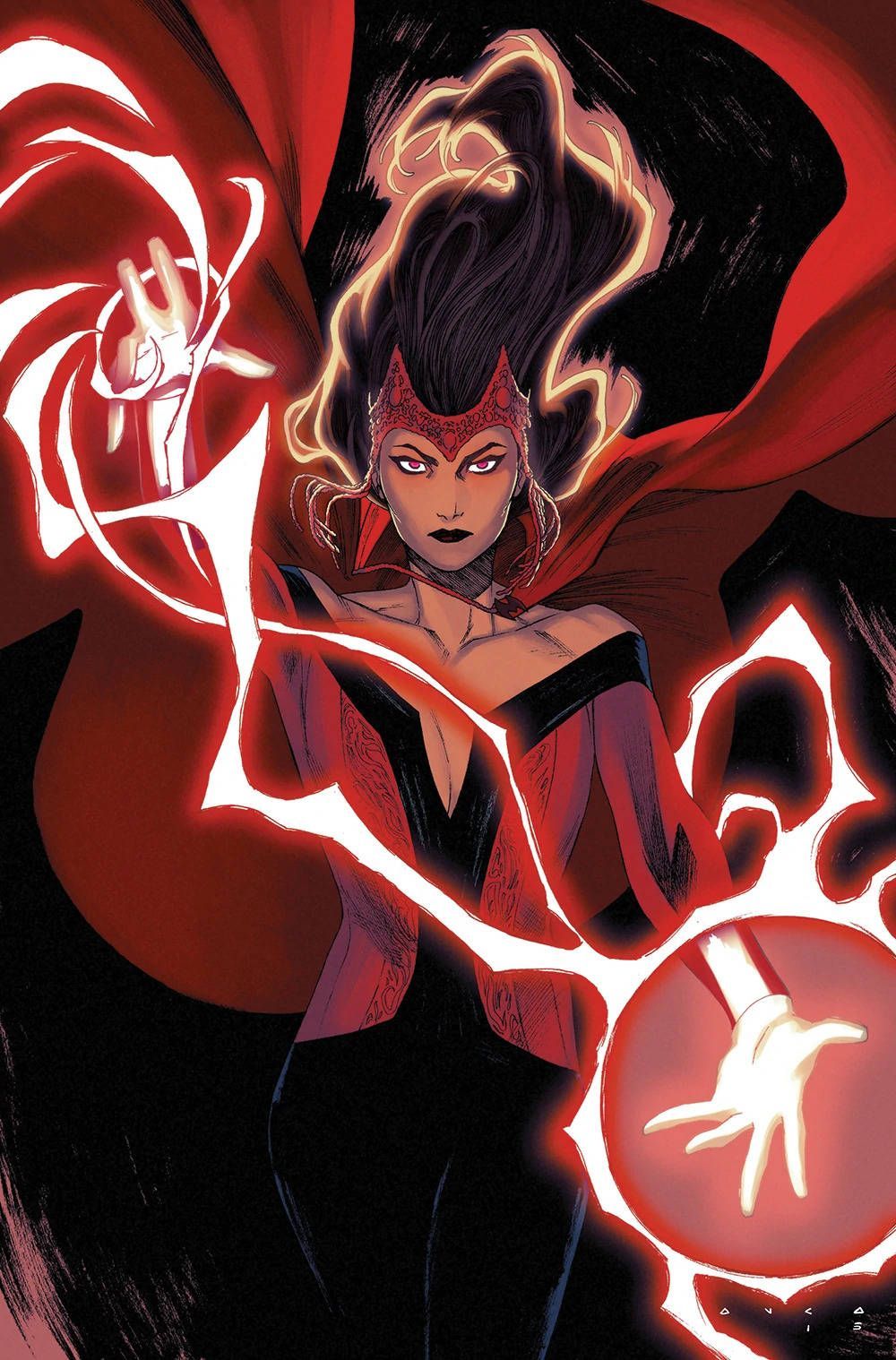 1000x1518 Download Wanda Maximoff Scarlet Witch Comic Wallpaper