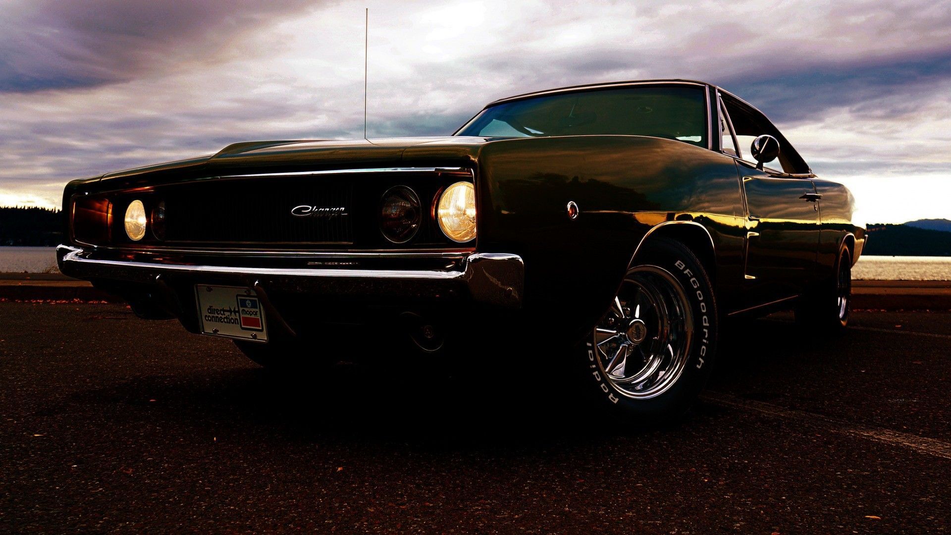 1920x1080 Dodge Charger, Dodge Charger RT, Dodge, car, road, Dodge Charger RT 1968 (1920x1080px) on