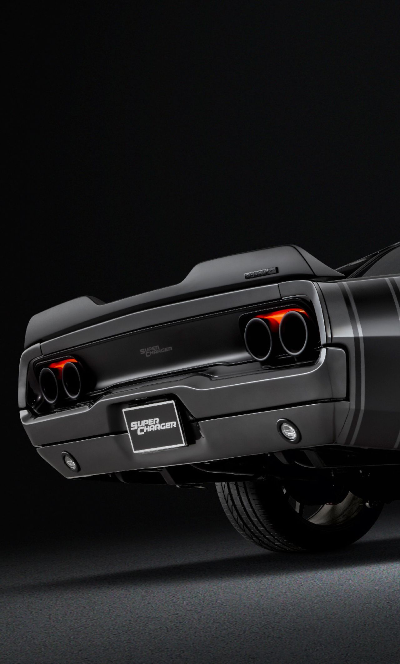 1280x2120 Dodge Super Charger Concept Rear View iPhone , HD 4k Wallpaper, Image, Background, Photos and Picture