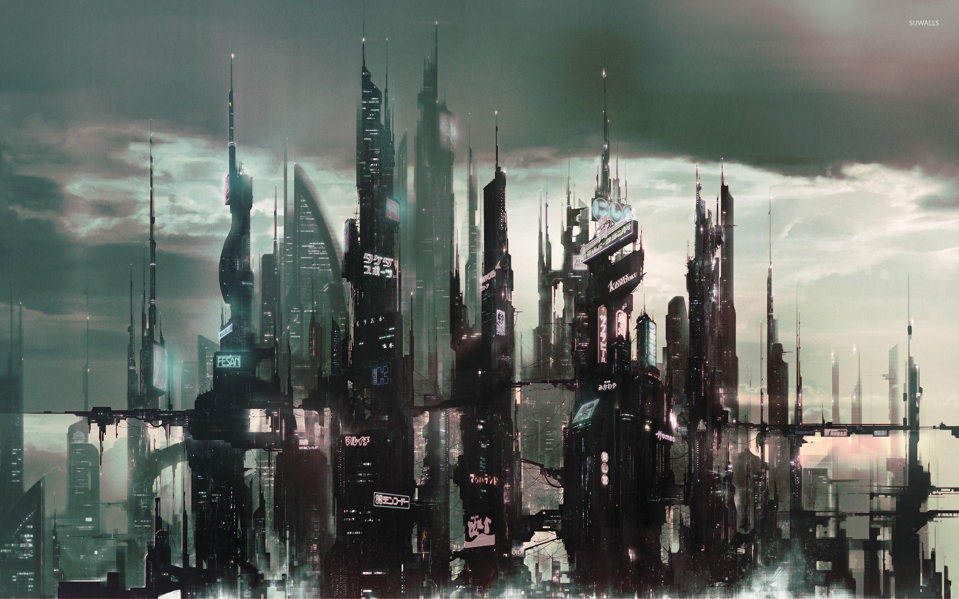 1920x1200 Japan Digital City wallpaper Collection
