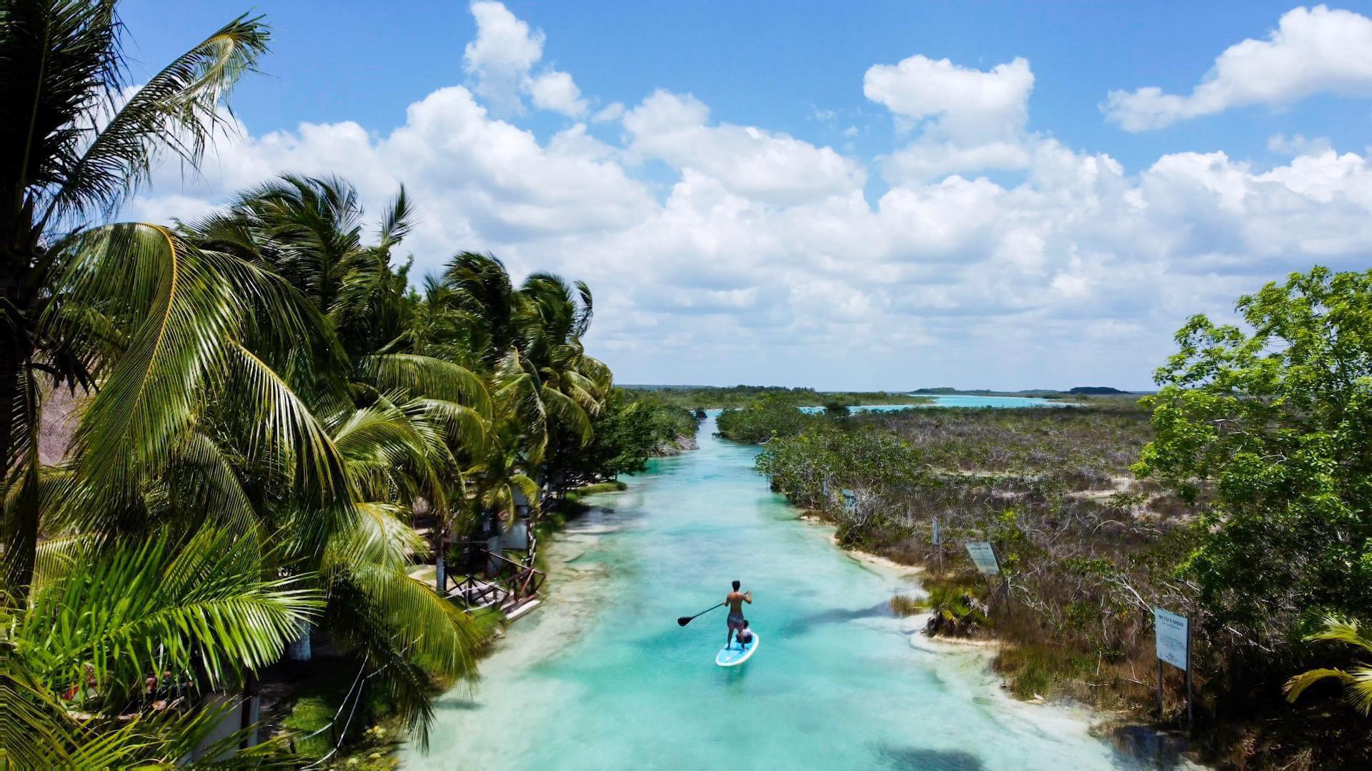 1920x1080 At Los Rapidos near Bacalar Mexico