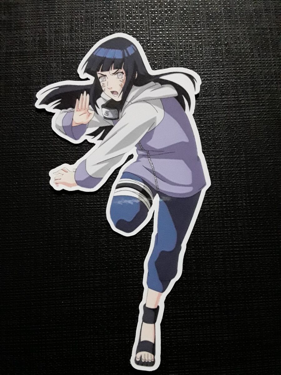 900x1200 Naruto Hinata Hyuga Glossy Sticker Anime Waterproof!