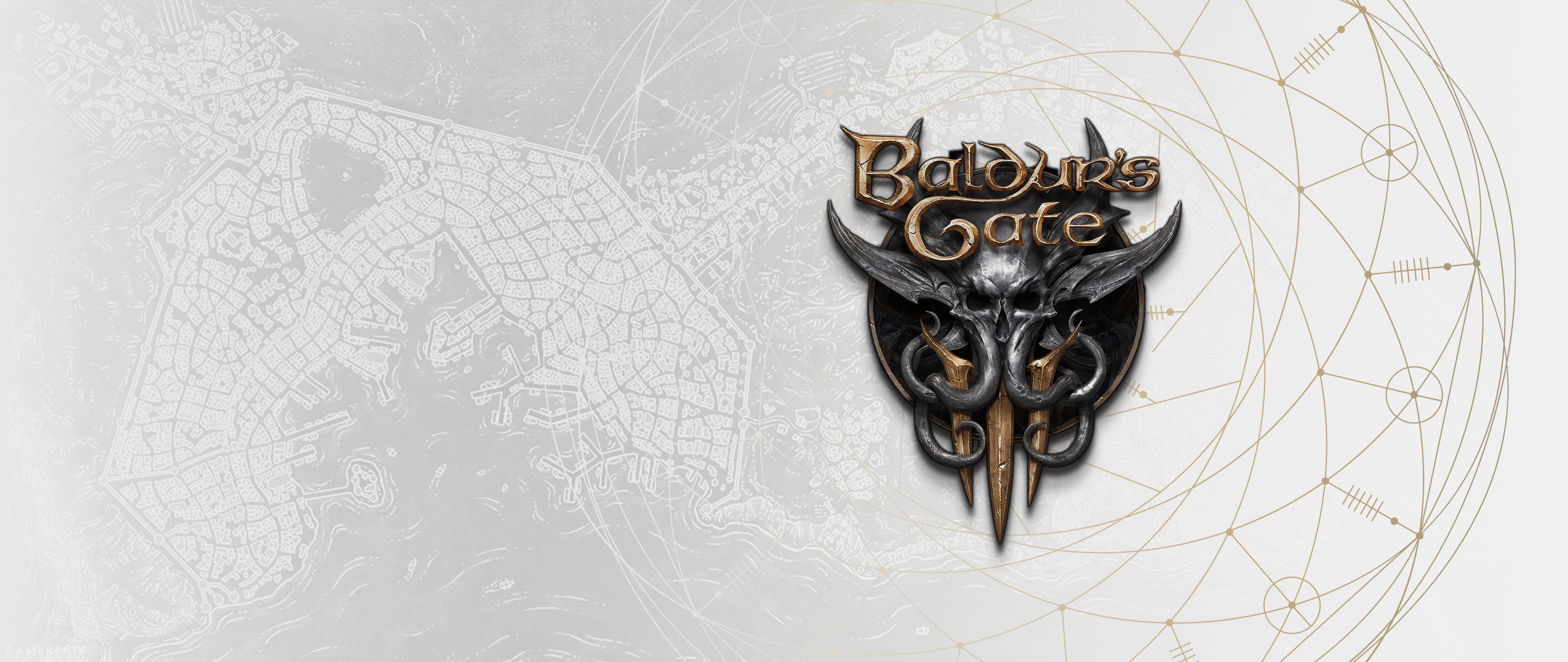 5120x2160 BG3's Gate Map 5120x2160 Wallpaper