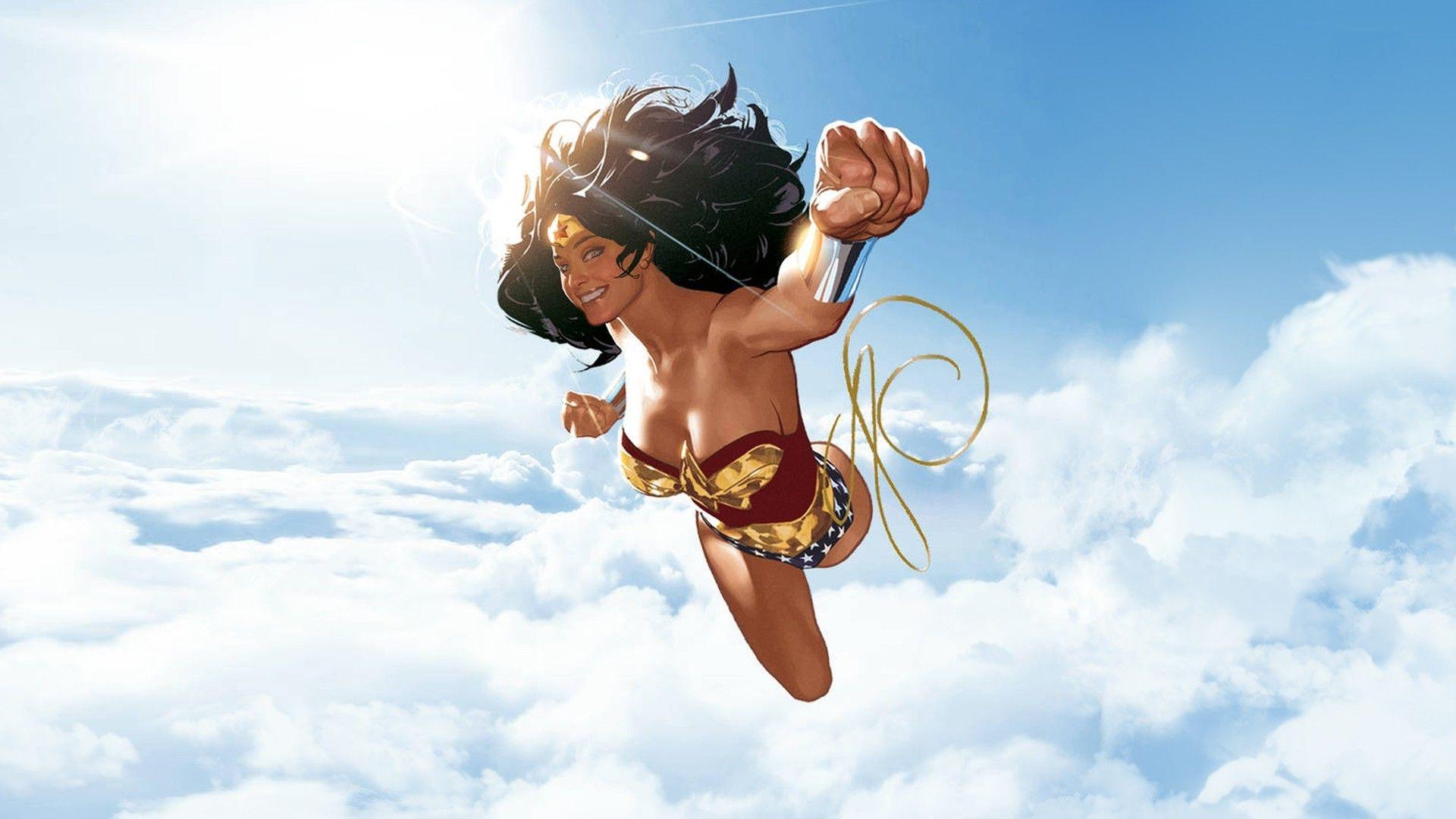1920x1080 Wonder Woman Adam Hughes Wallpaper