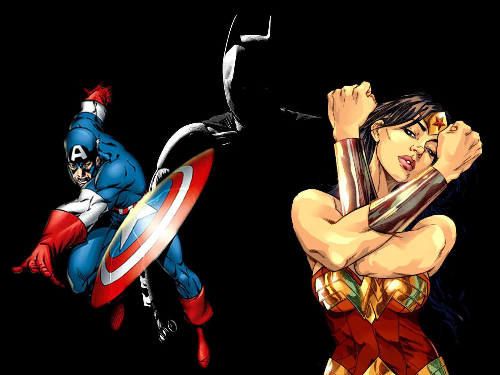 1600x1200 DC Comics Wonder Woman D C Superhero Girl Batman Captain
