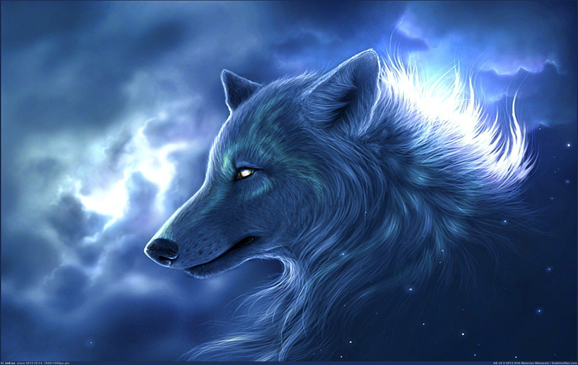 1920x1212 Pic. #Fantasy #Moonlight #Wolf, 325454B