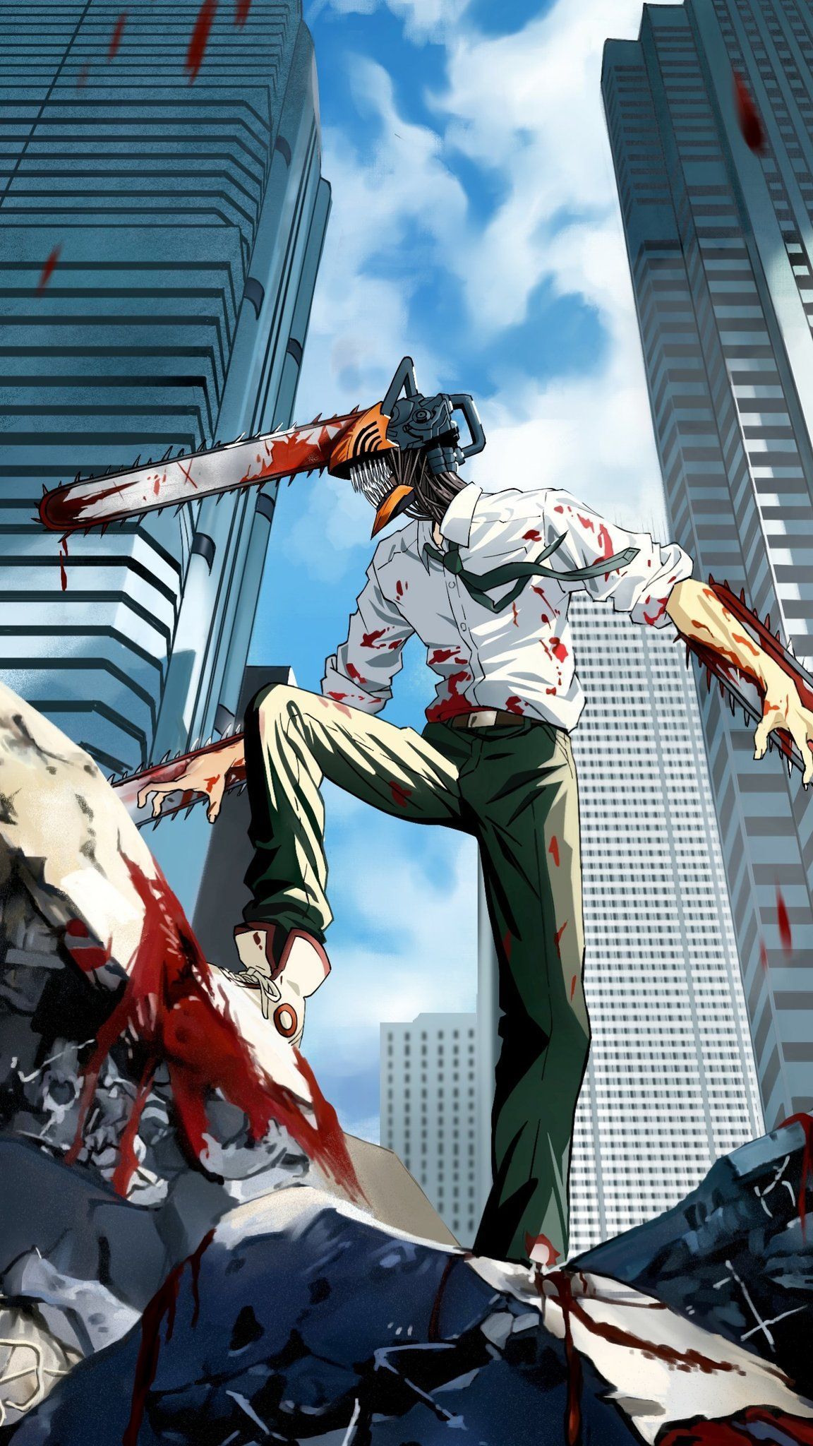 1152x2048 Chainsaw Man Daily Shots on X: Thread with the best wallpaper of Chainsaw Man for mobile / X