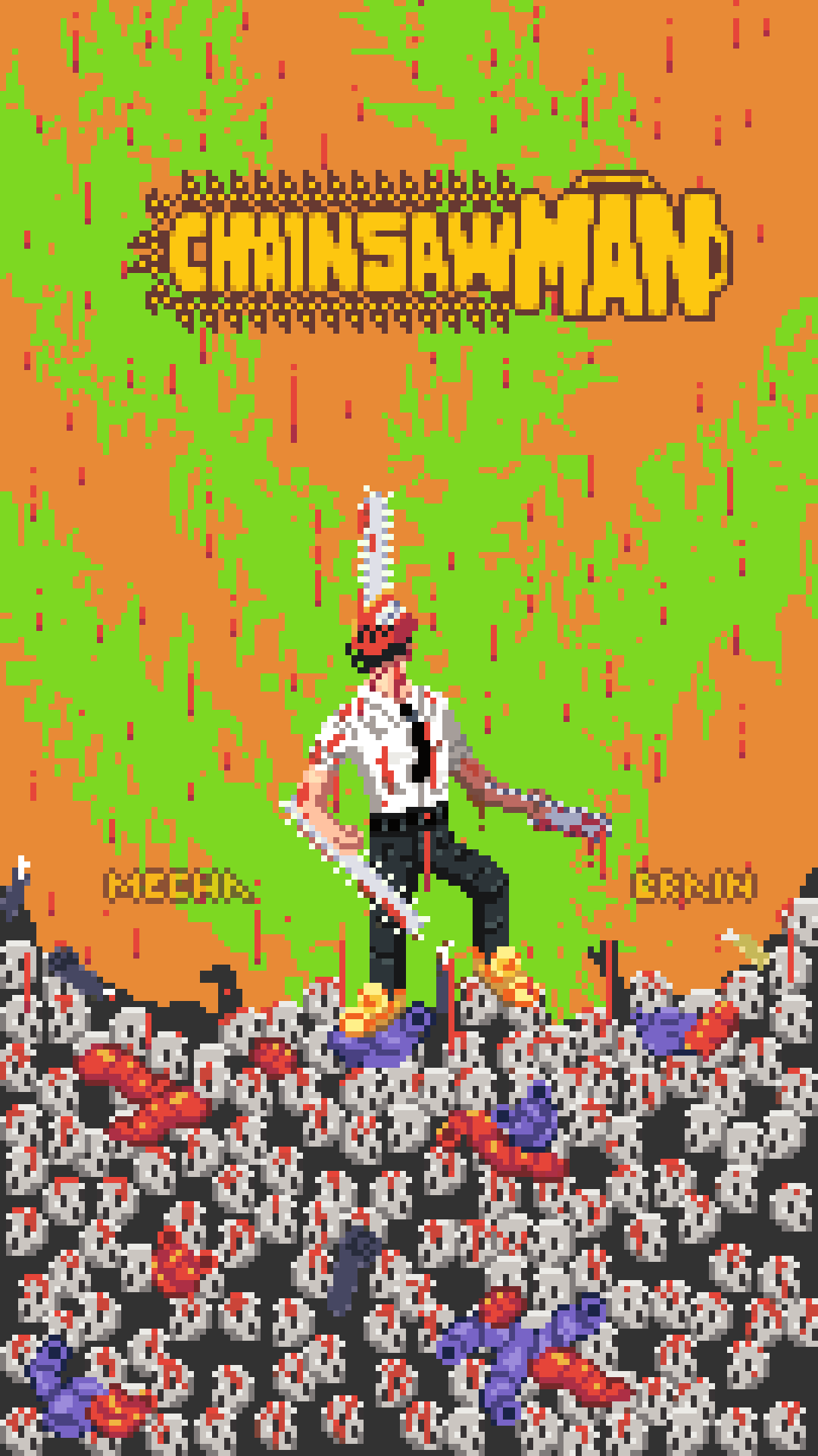 Chainsow Man Wallpapers Top Free Chainsow Man Backgrounds