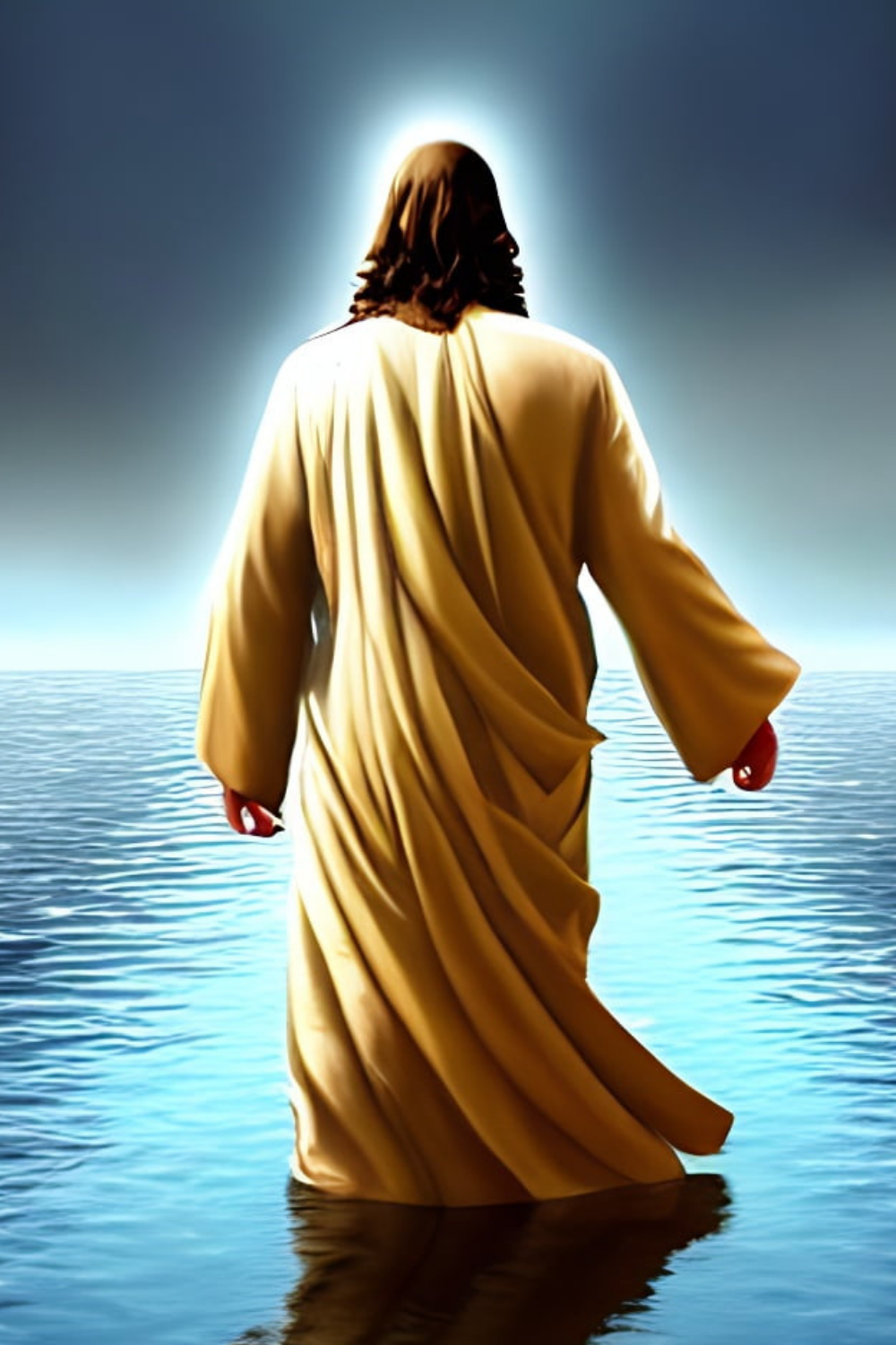1000x1500 Jesus Wallpaper: Walking on Water. Understanding the bible, Jesus picture catholic, Jesus wallpaper