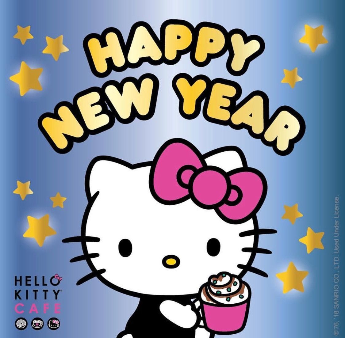 1125x1103 Hello Kitty #café #HappyNewYear *ﾟ▽ﾟ