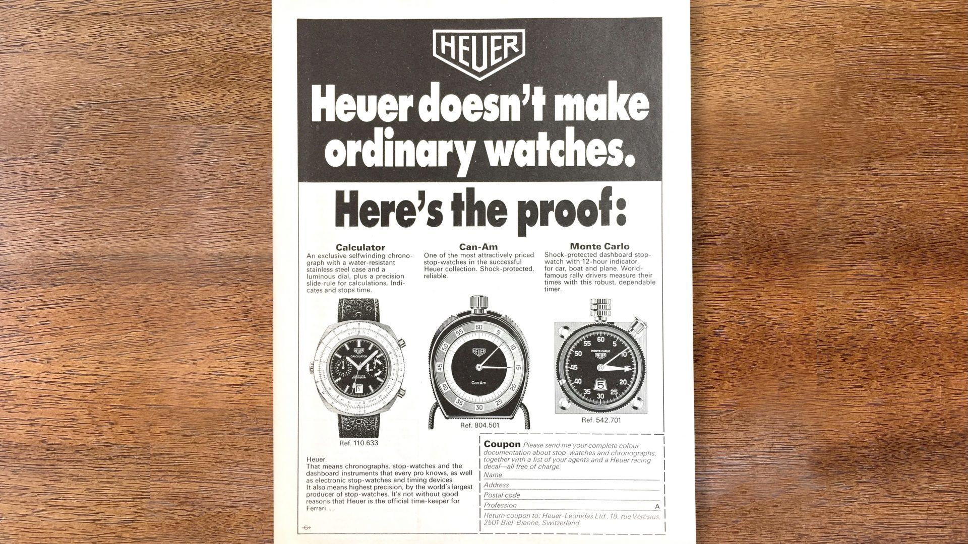 1920x1080 Old Timers: The Vintage '70s Ads That Made Heuer Tick 2022 06 WEEK2 2 EN_70's Advertising Campaigns (AdPatina). TAG Heuer Official Magazine