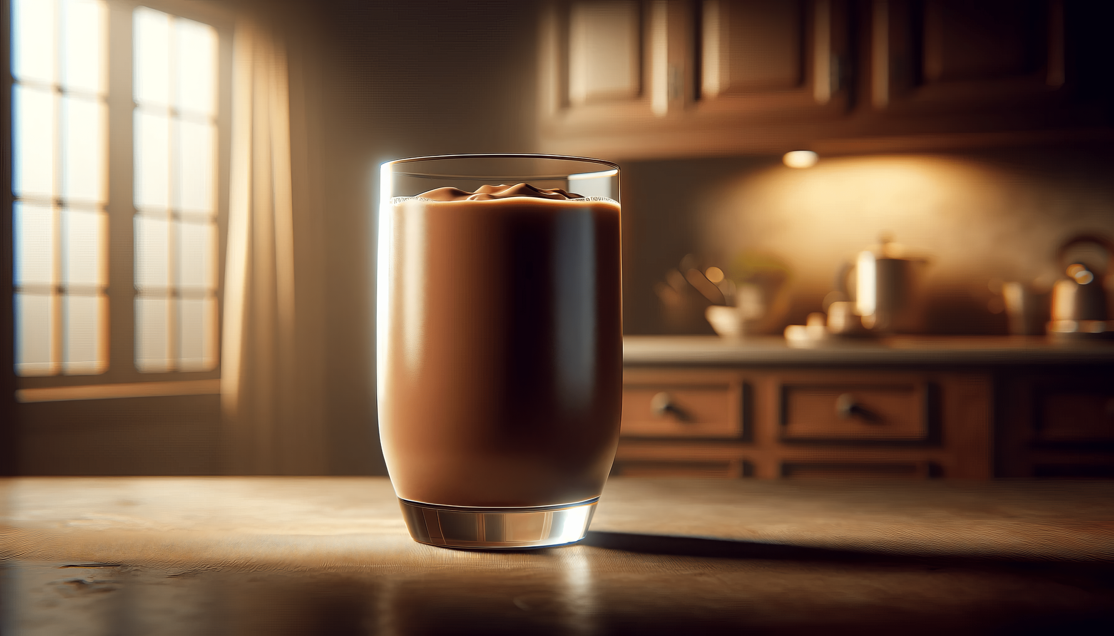 3584x2048 Delicious Chocolate Milk Food